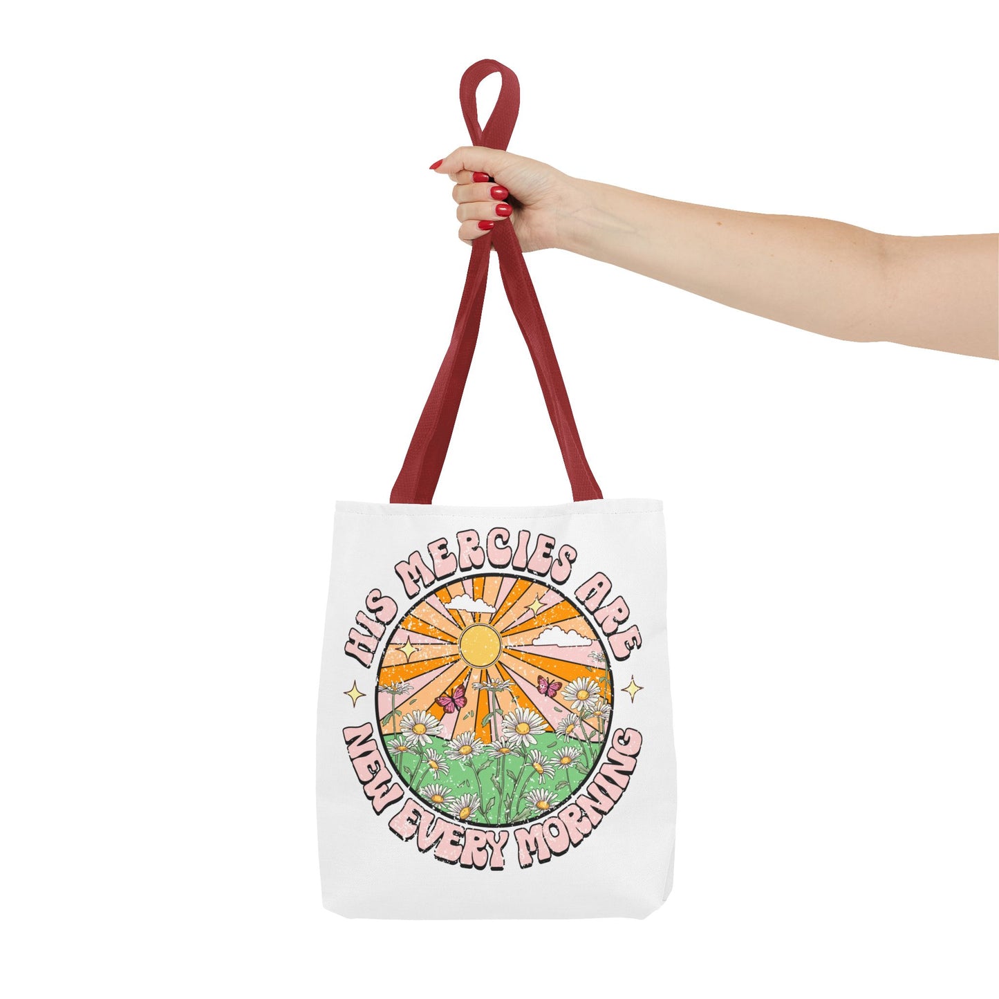 Christian Sunrise Fashion Tote Bag