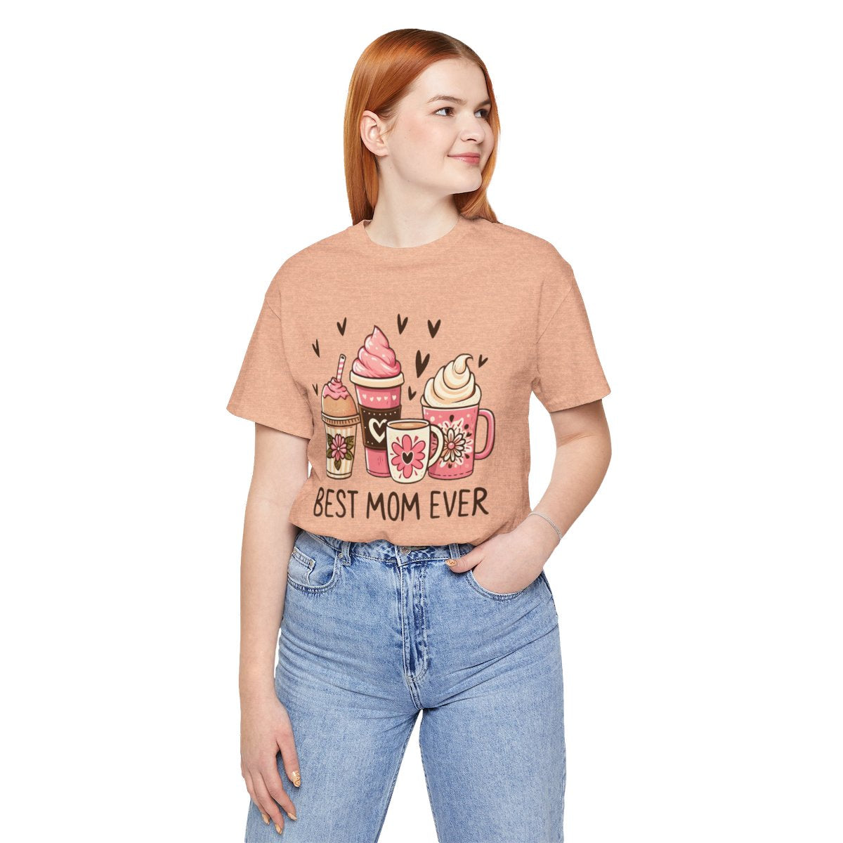 Best Mom With Latte T-Shirt