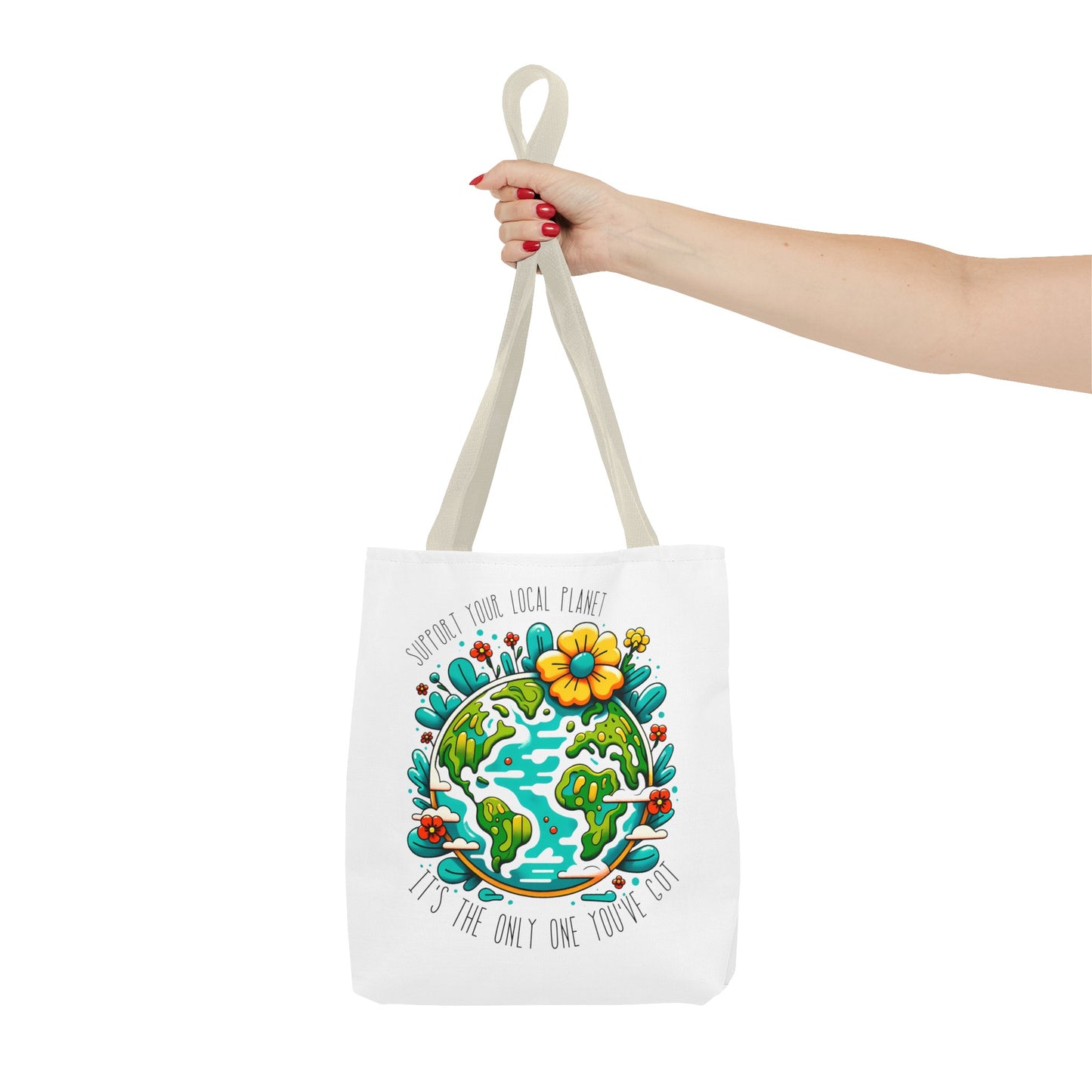 Support Your Local Planet Fashion Tote Bag