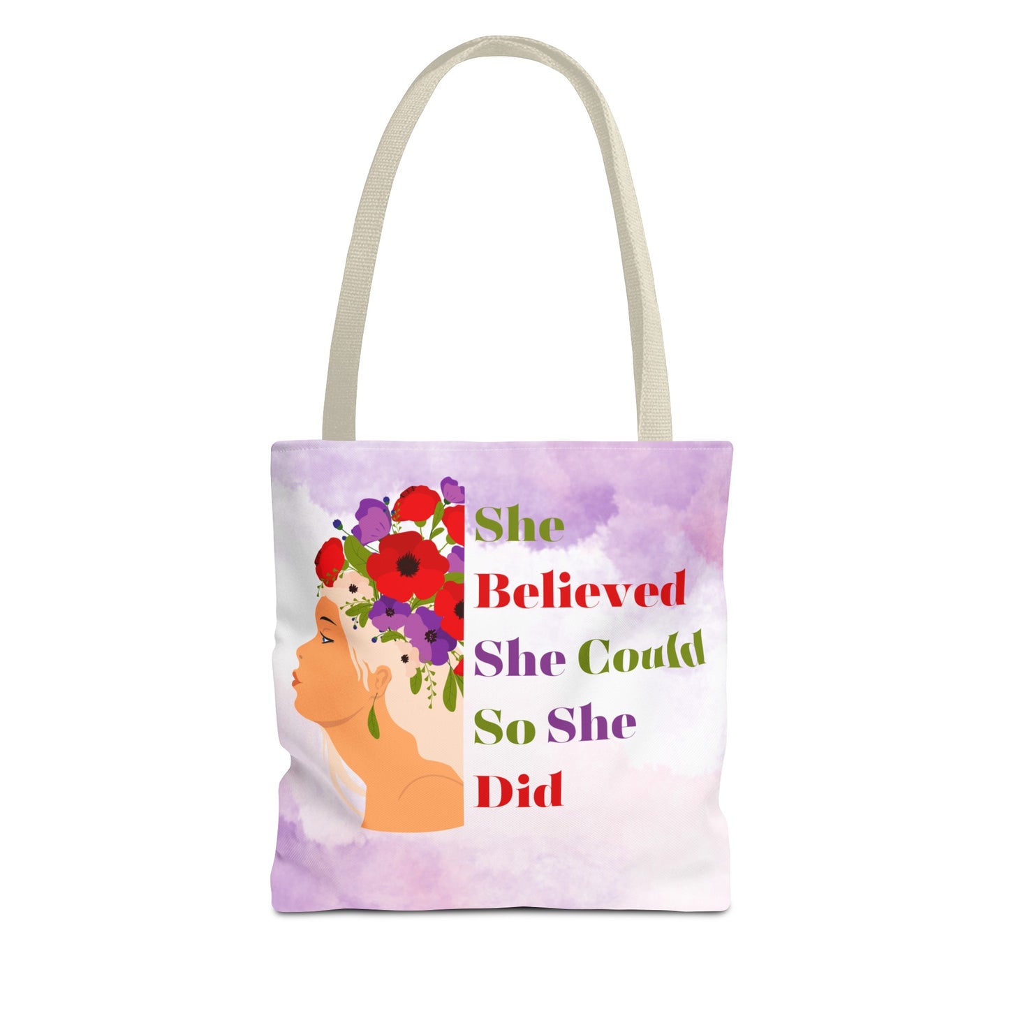 She Believed She Could Fashion Tote Bag