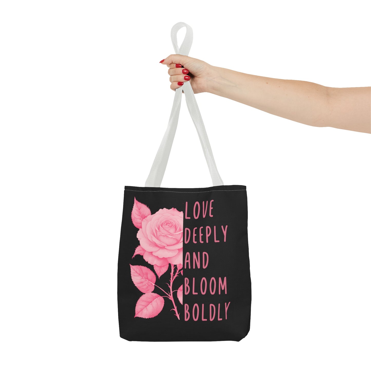 June Inspirational Birth Flower (Rose) Fashion Tote Bag