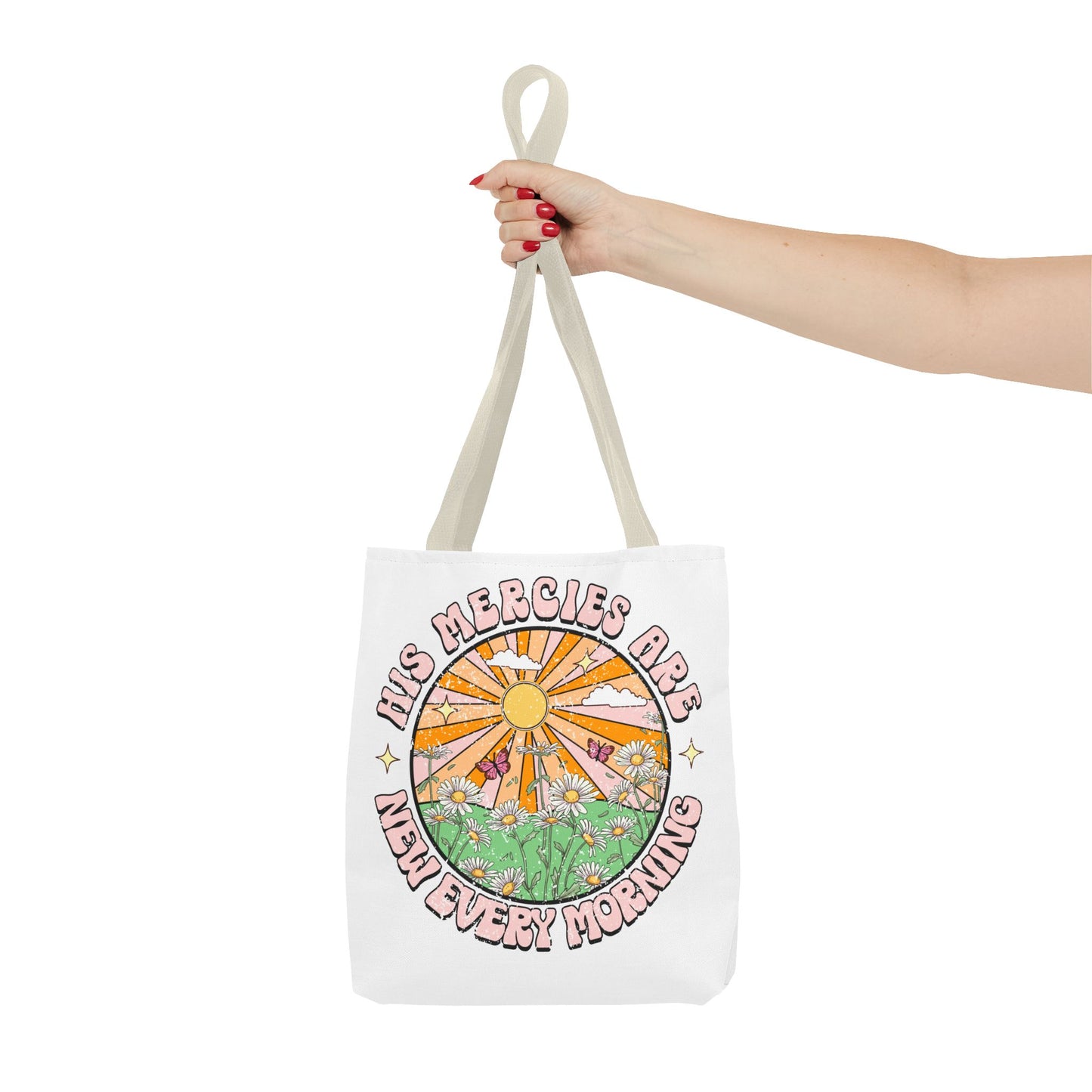 Christian Sunrise Fashion Tote Bag