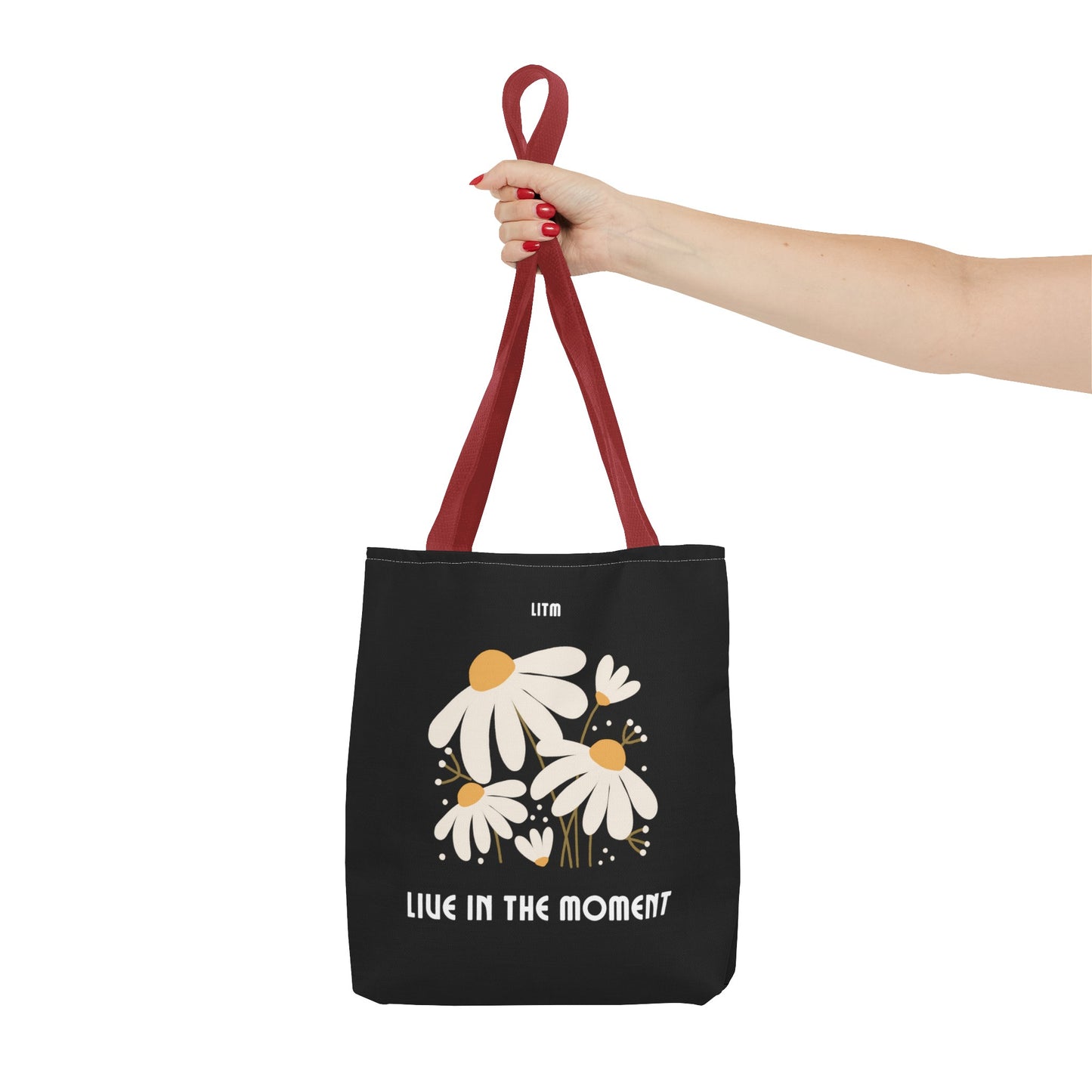 Live in the Moment Fashion Tote Bag