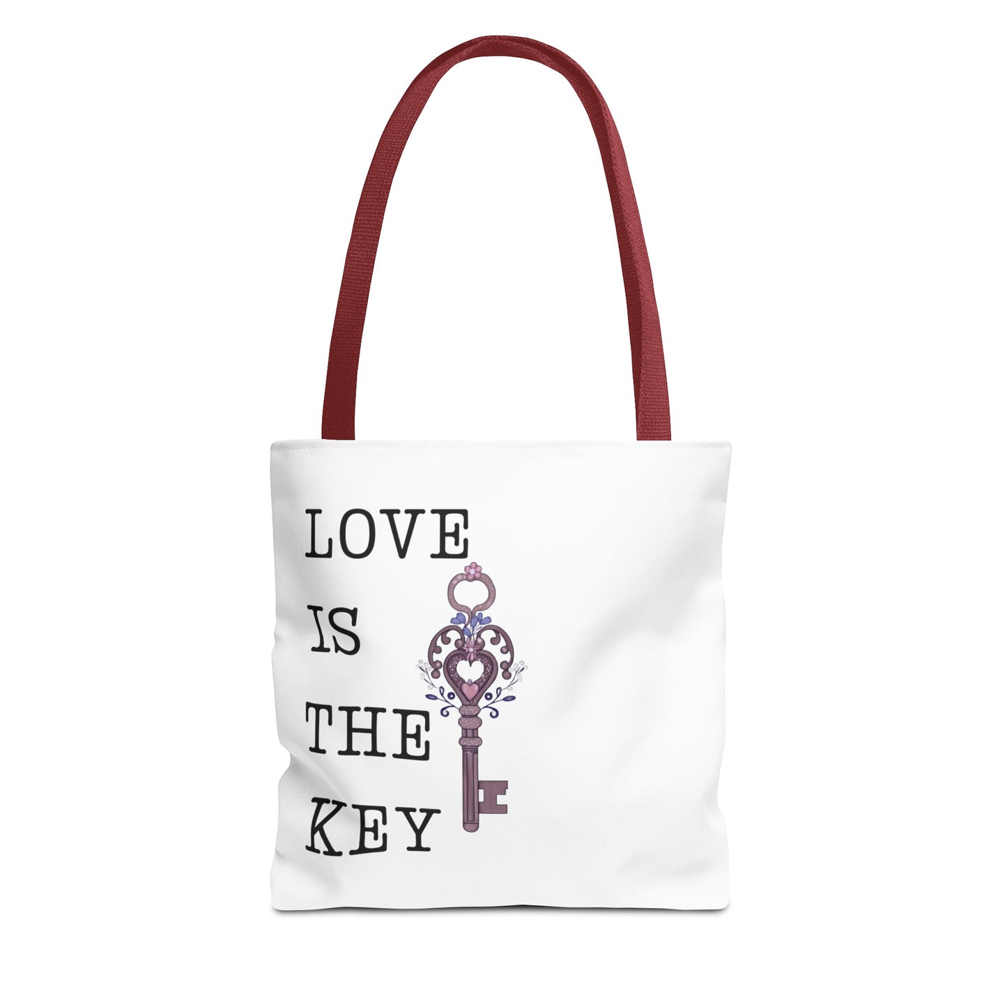 Love is the Key Fashion Tote Bag
