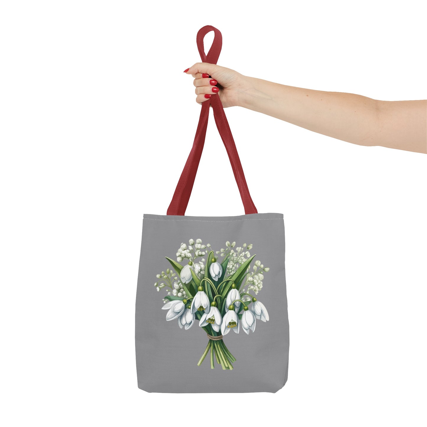 January Birth Flower (Snowdrop) Fashion Tote Bag