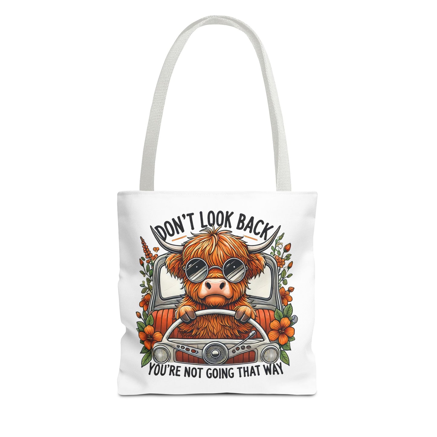 Don't Look Back Heifer Fashion Tote Bag