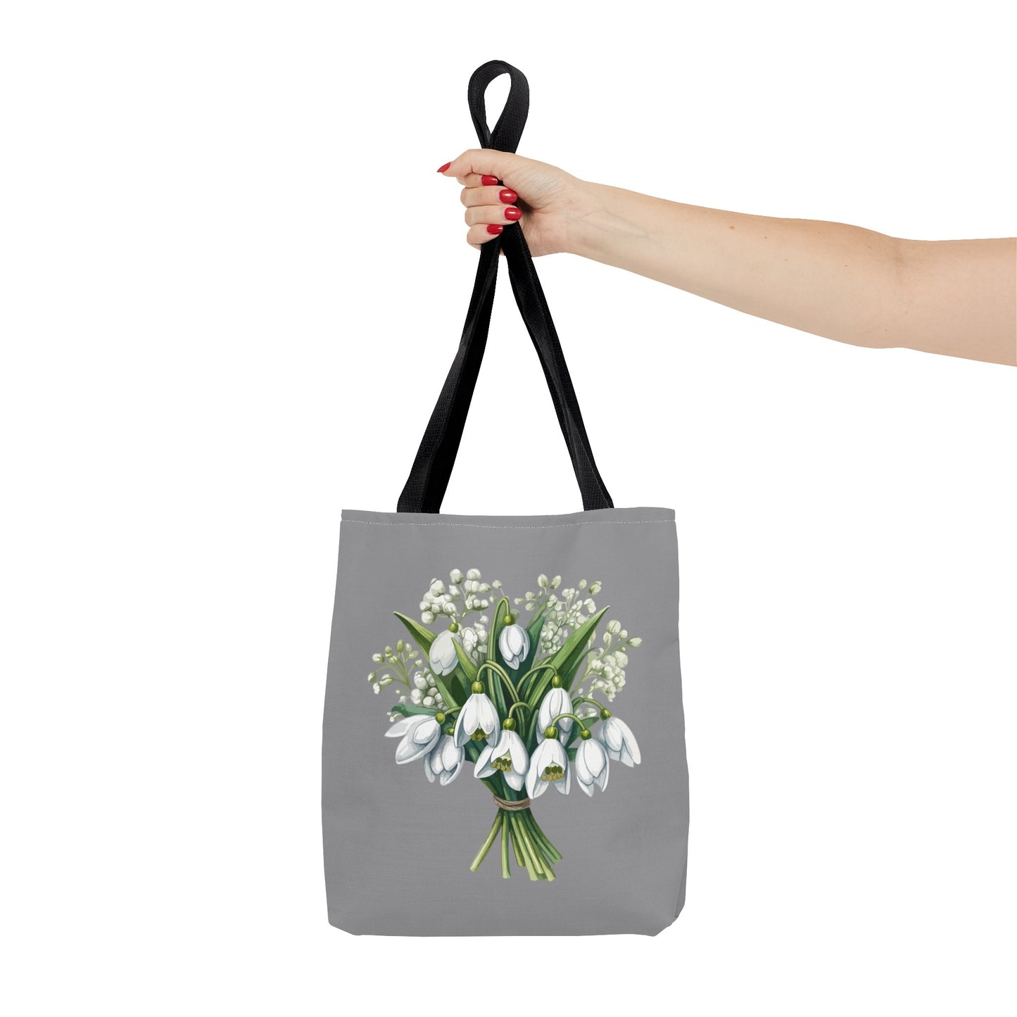 January Birth Flower (Snowdrop) Fashion Tote Bag