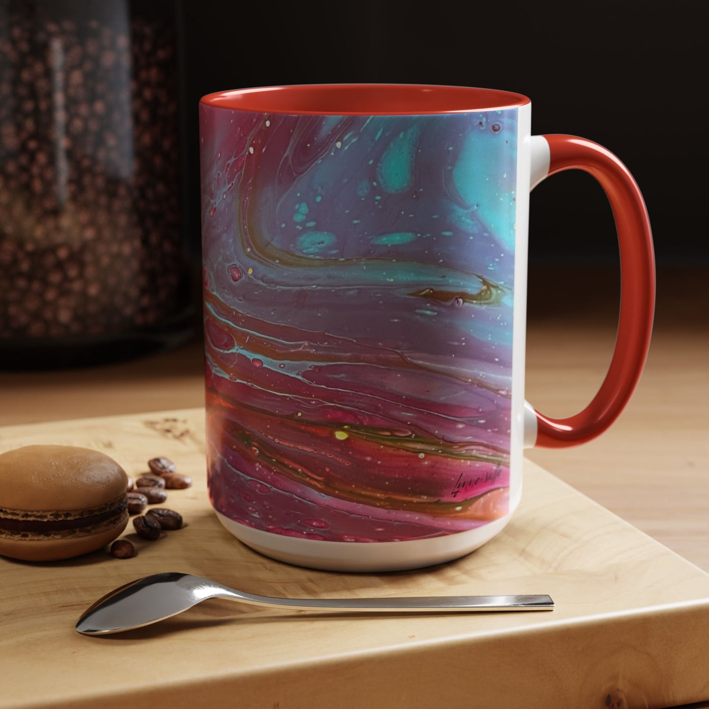 "Eternal Love" - Prophetic Fluid Art - 15 oz  Mug