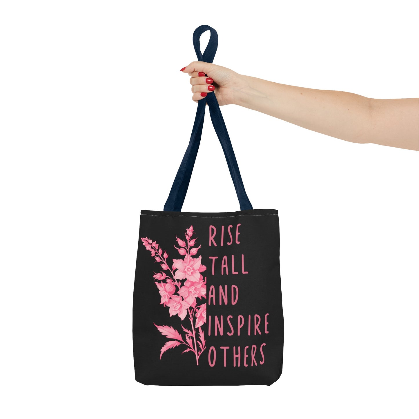July Inspirational Birth Flower (Larkspur) Fashion Tote Bag