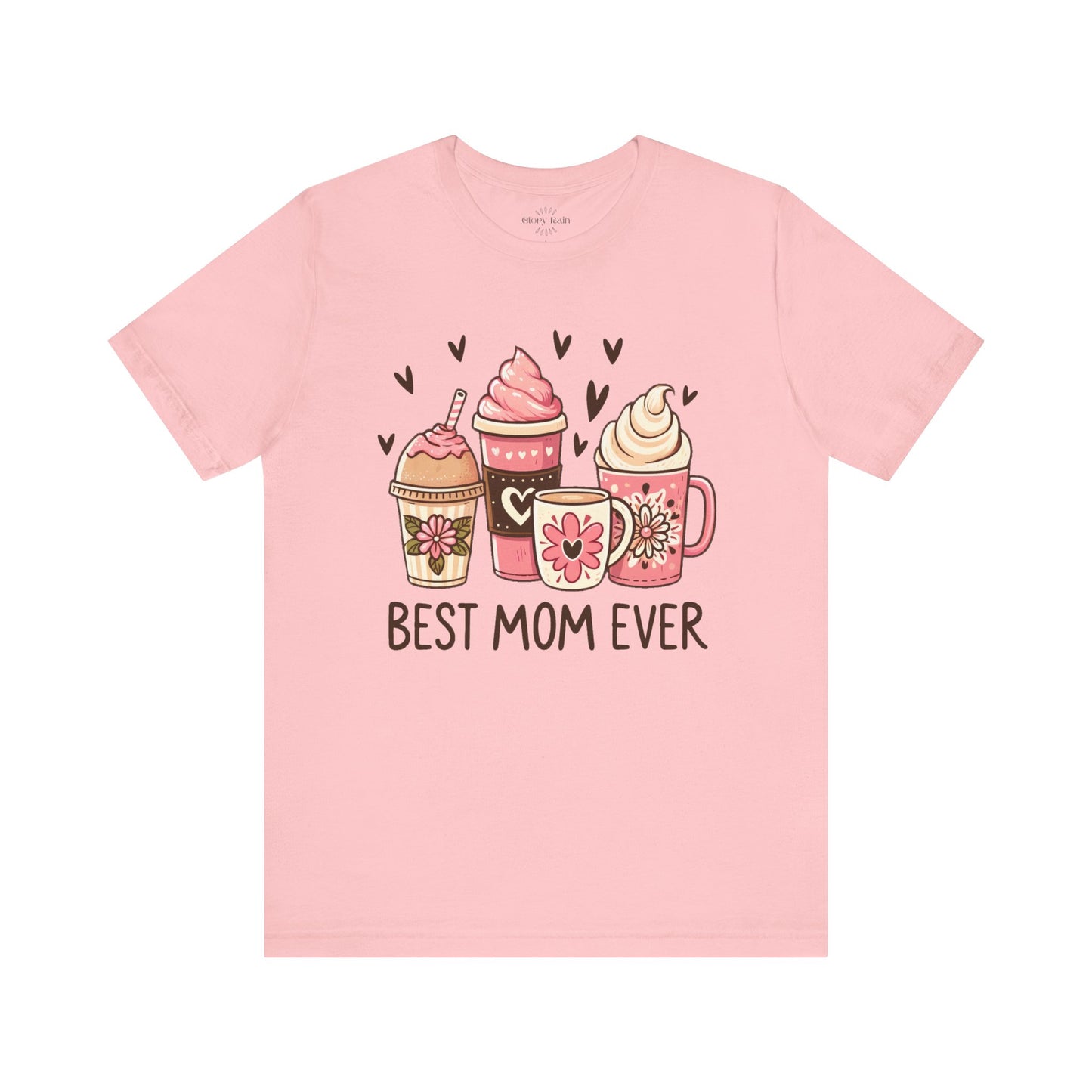 Best Mom With Latte T-Shirt