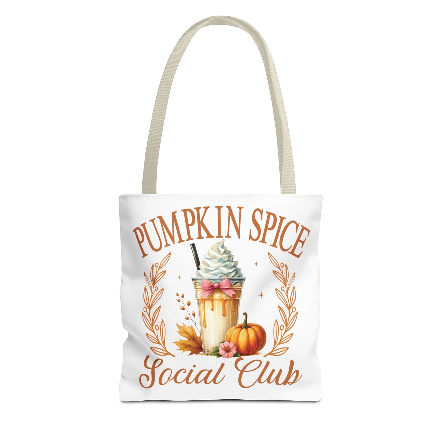 Pumpkin Spice Social Club Fashion Tote Bag