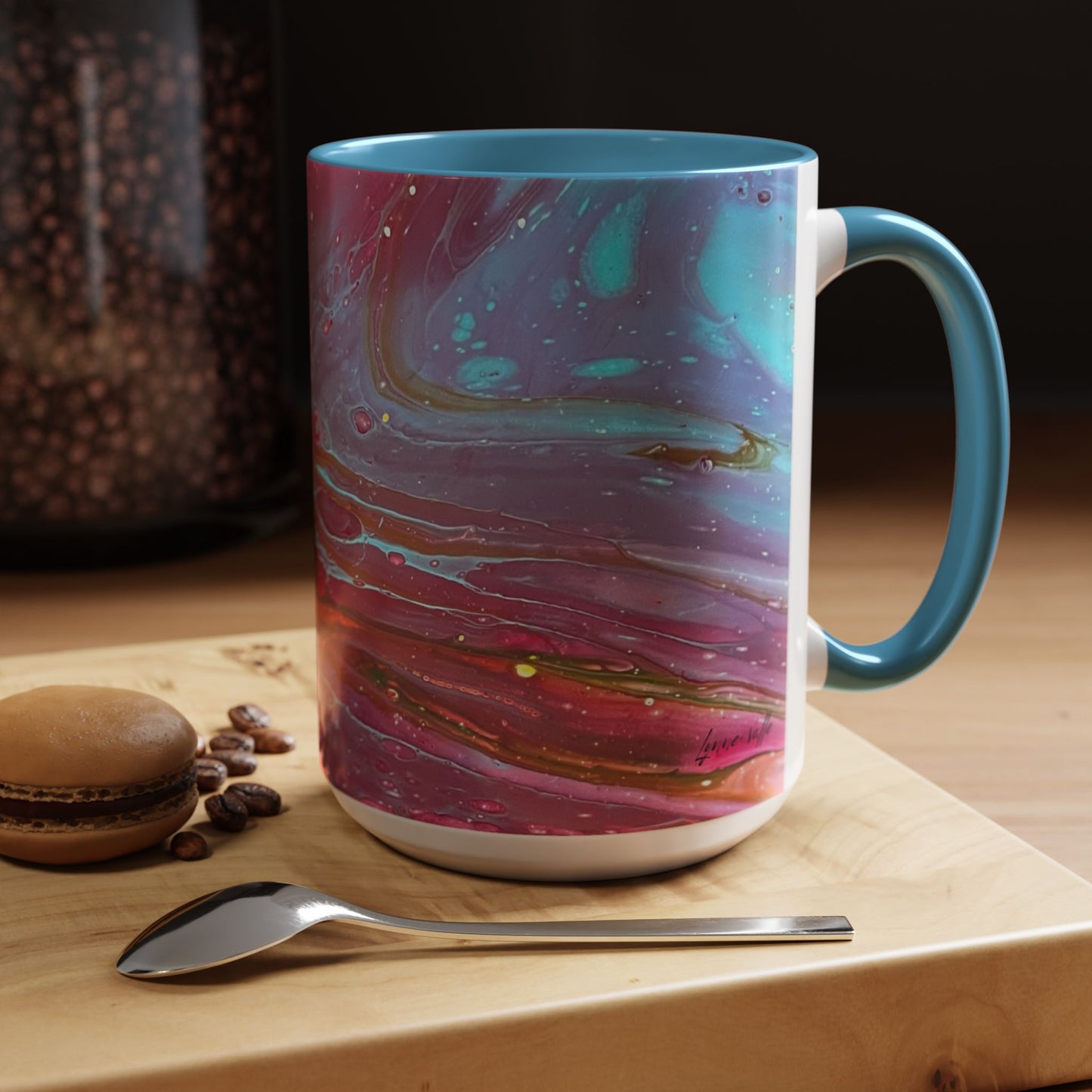 "Eternal Love" - Prophetic Fluid Art - 15 oz  Mug
