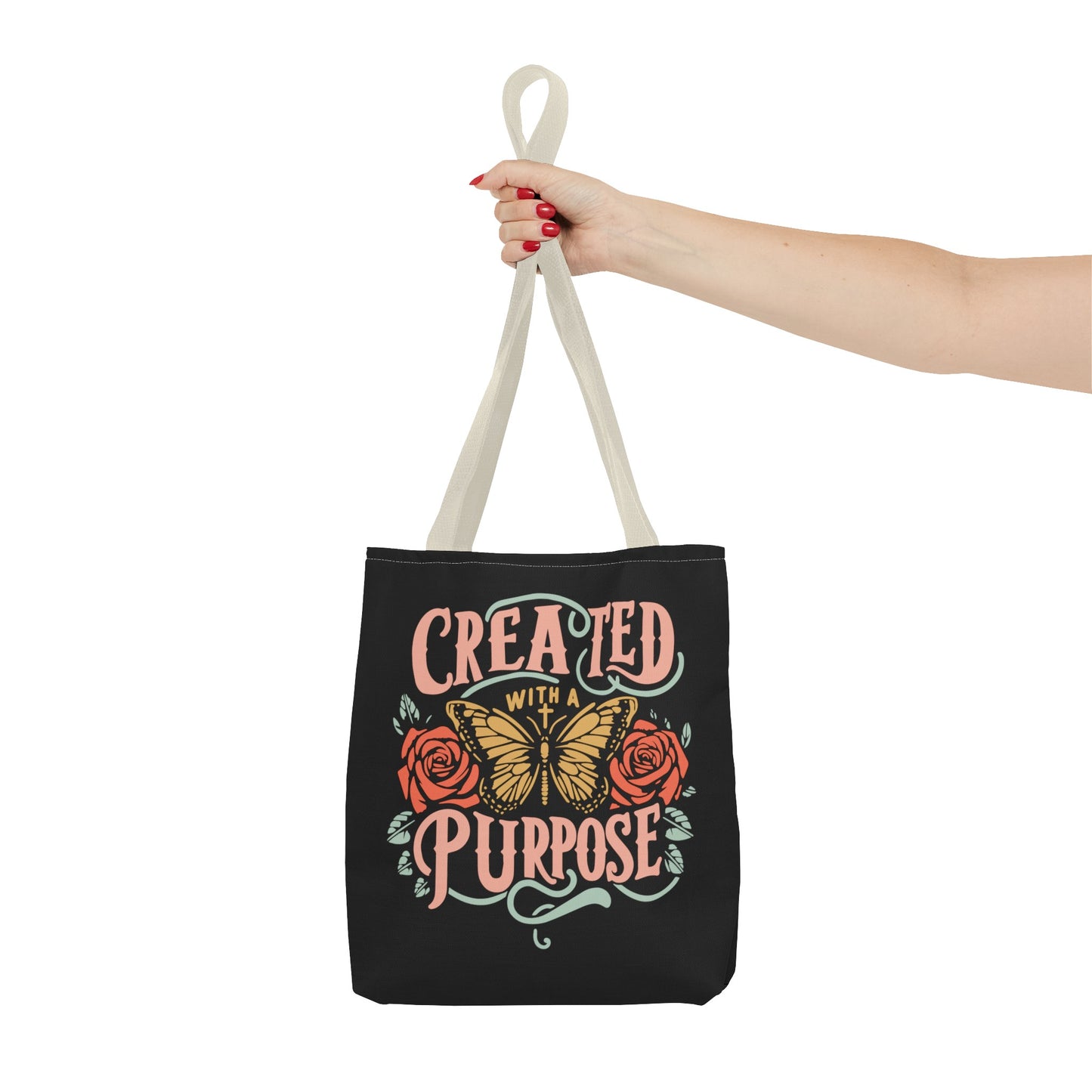 Created With A Purpose Fashion Tote Bag