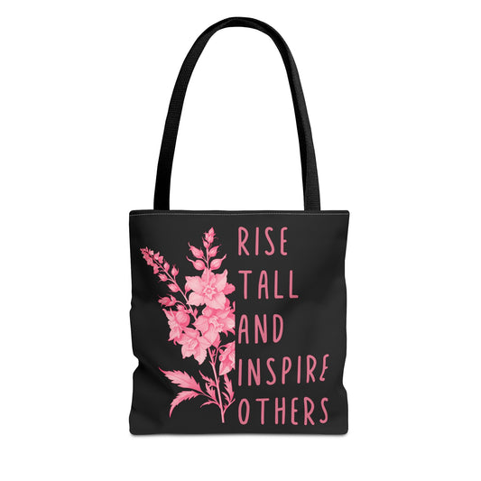 July Inspirational Birth Flower (Larkspur) Fashion Tote Bag