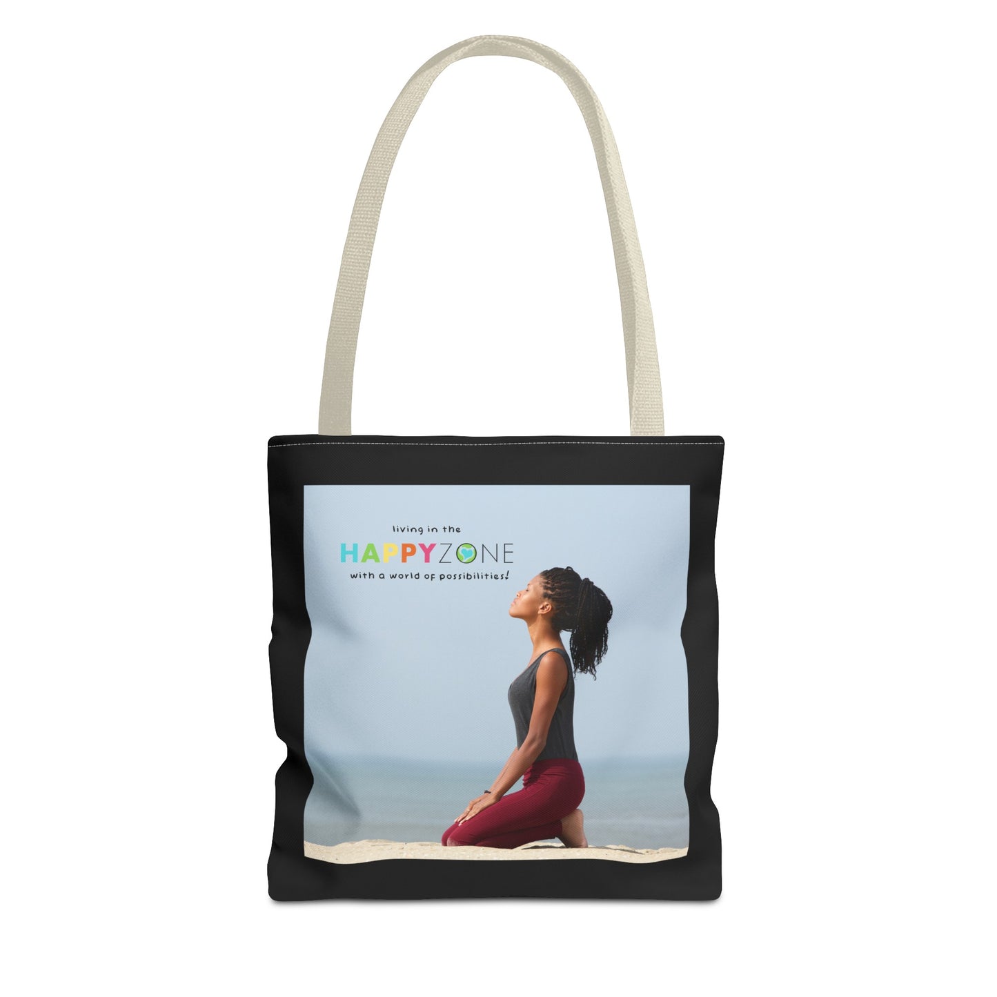 Living in the Happy Zone Fashion Tote Bag