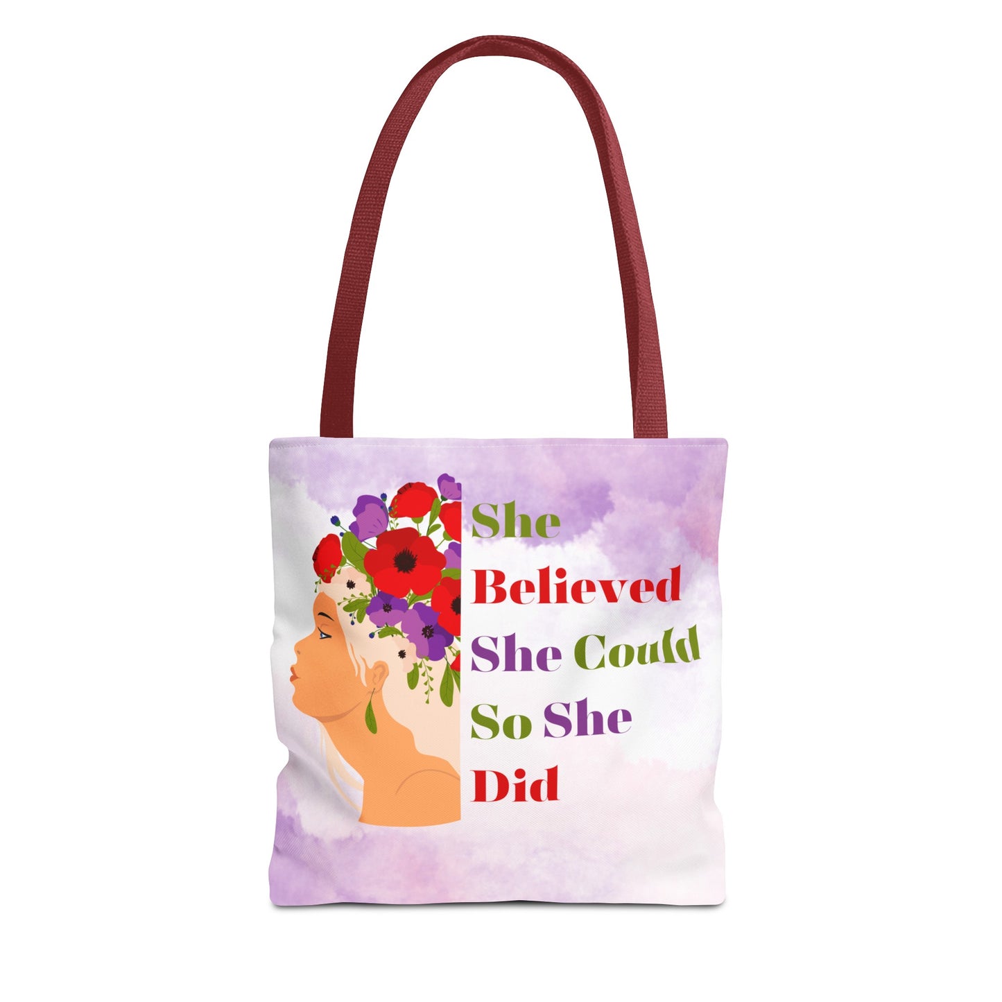 She Believed She Could Fashion Tote Bag