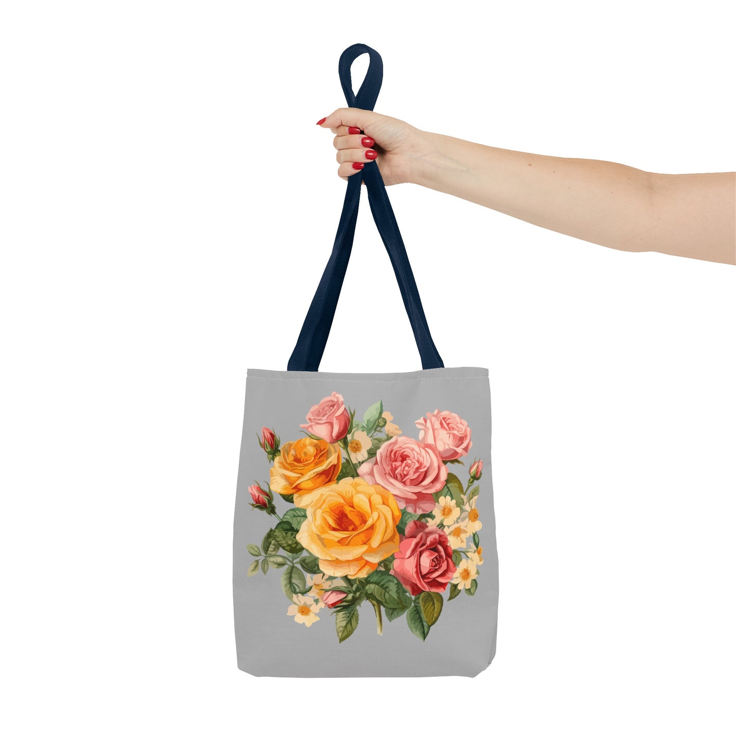 June Birth Flower (Rose) Fashion Tote Bag