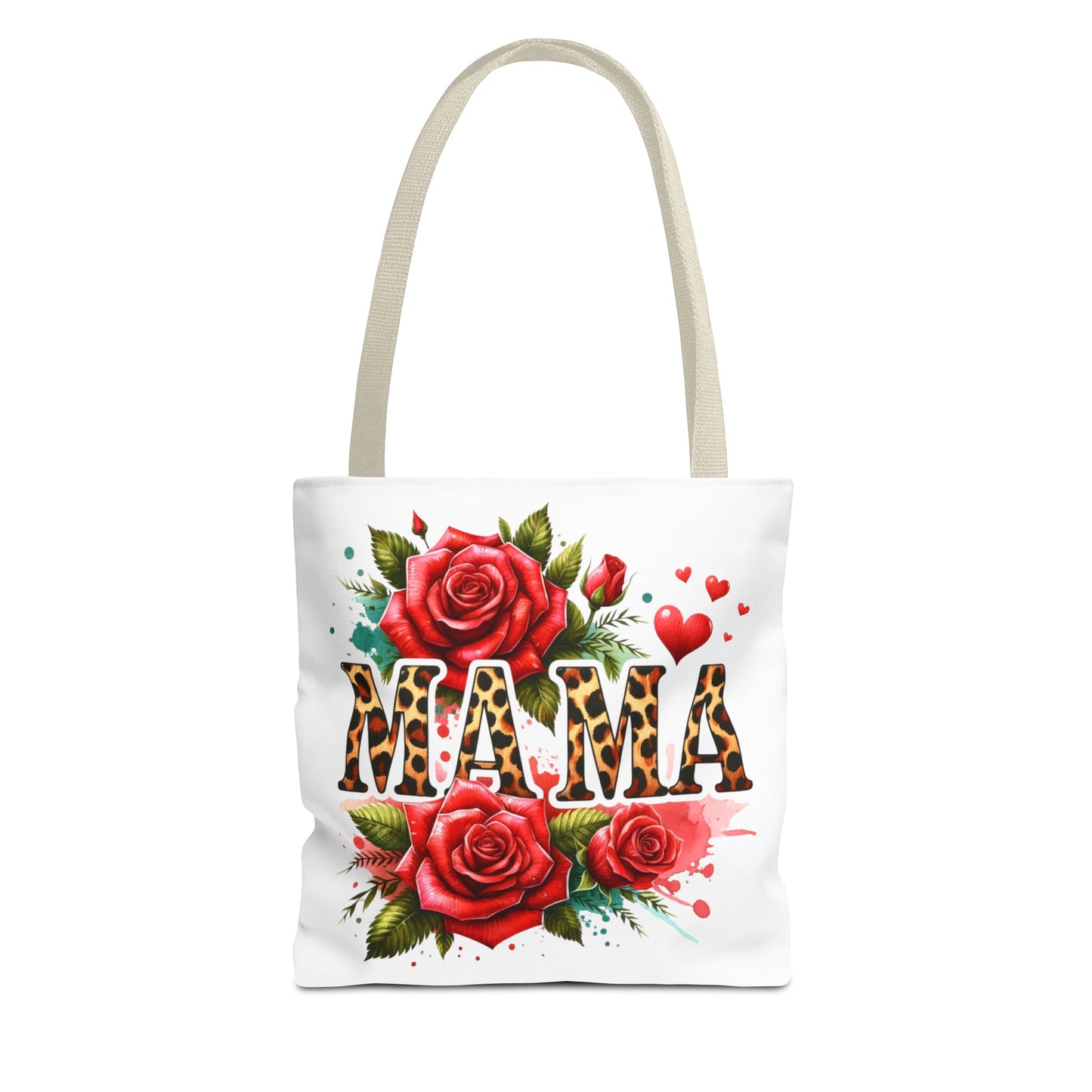 Mama with Roses Fashion Tote Bag