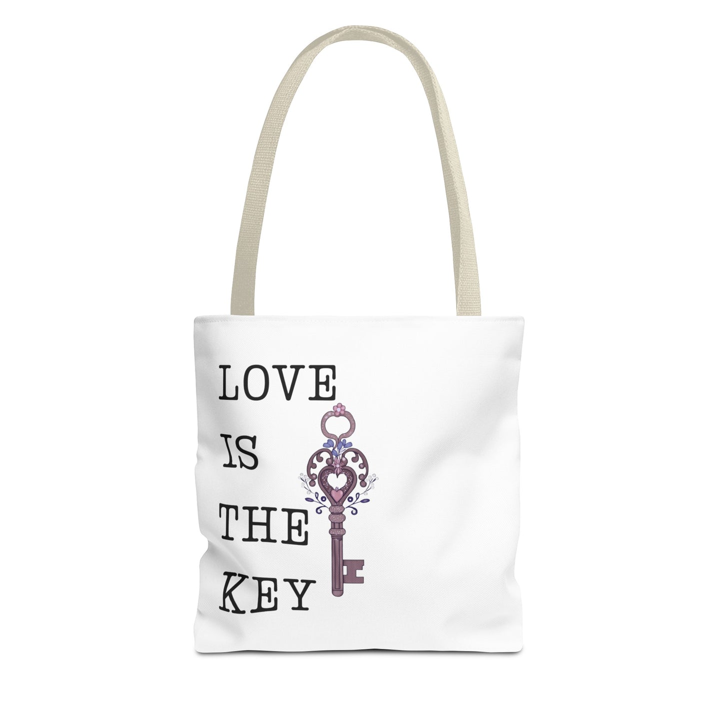 Love is the Key Fashion Tote Bag