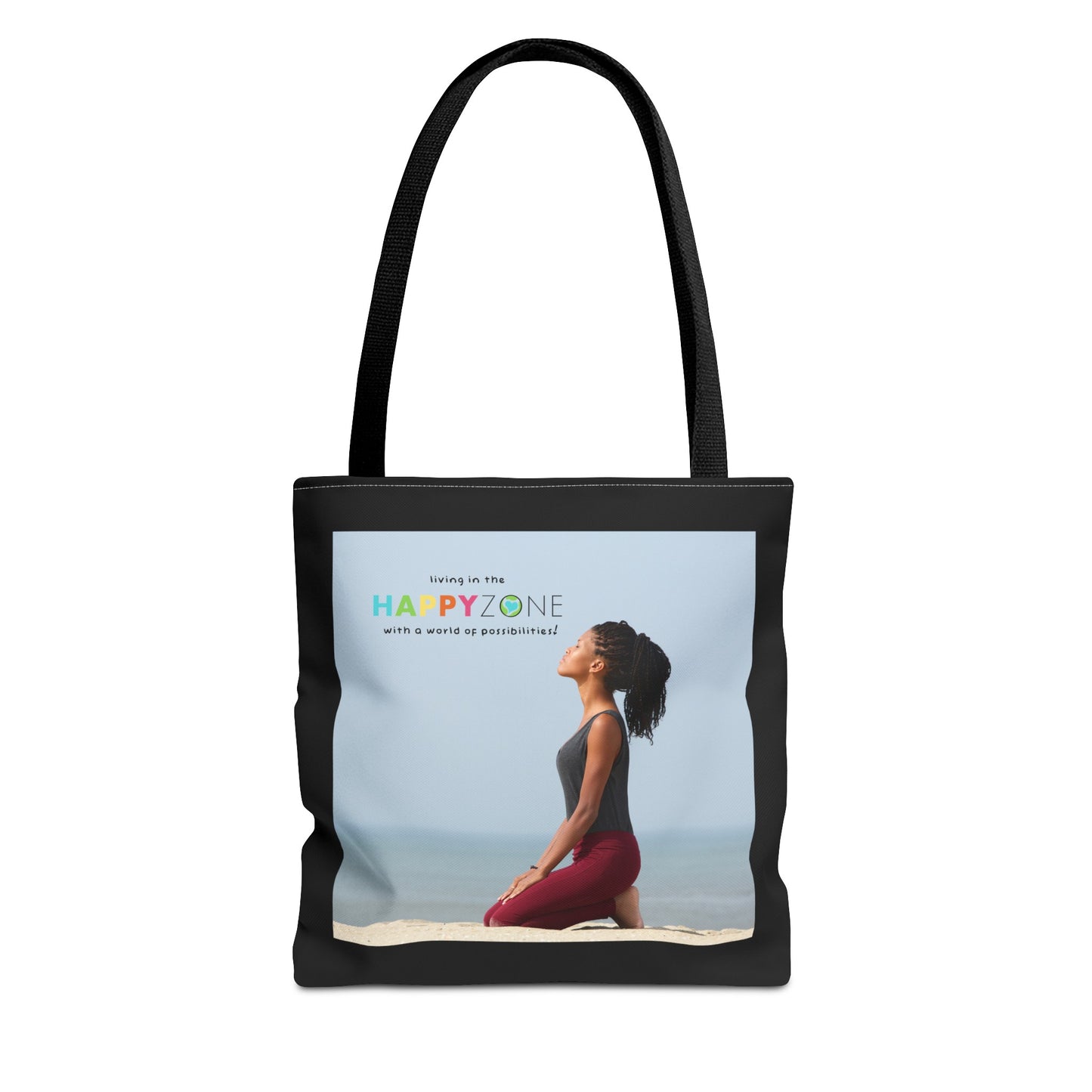 Living in the Happy Zone Fashion Tote Bag