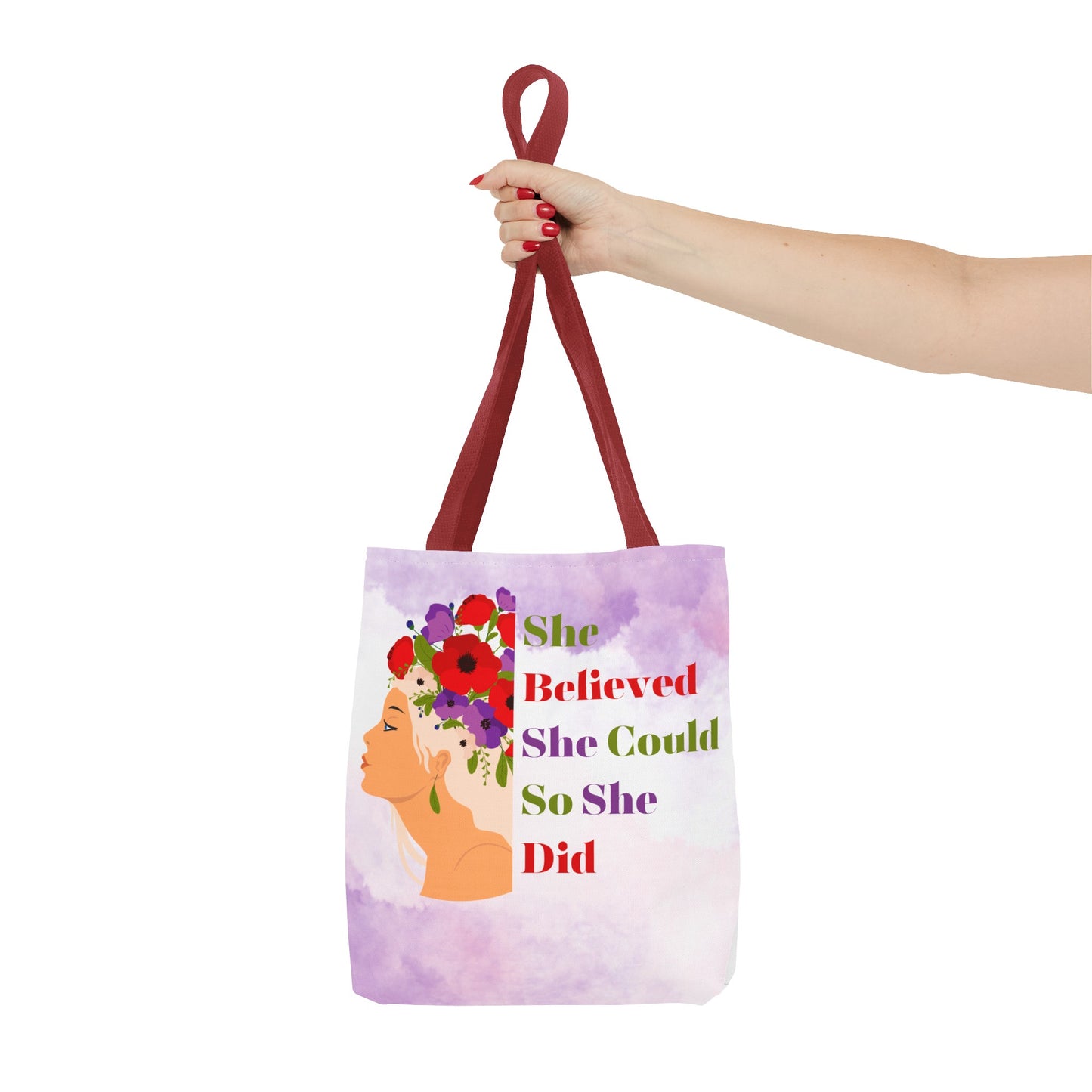 She Believed She Could Fashion Tote Bag