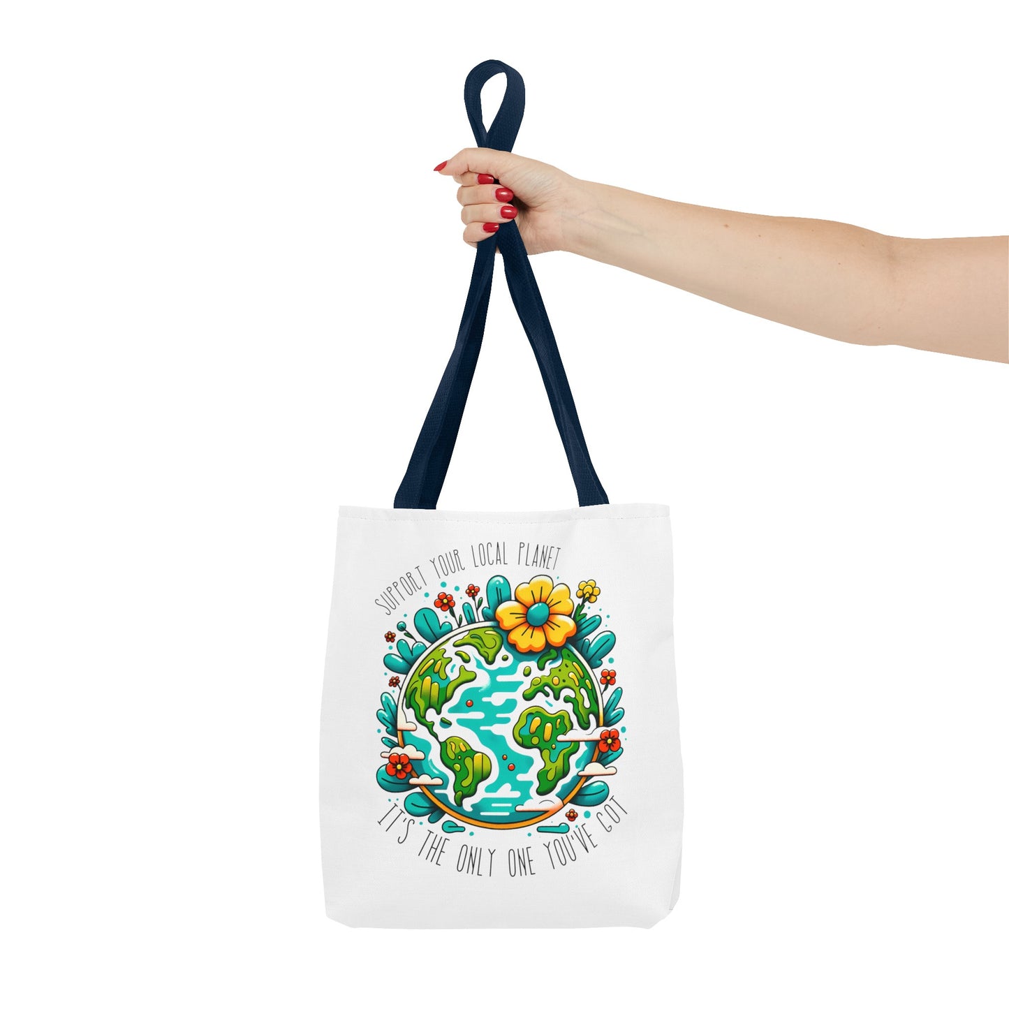 Support Your Local Planet Fashion Tote Bag