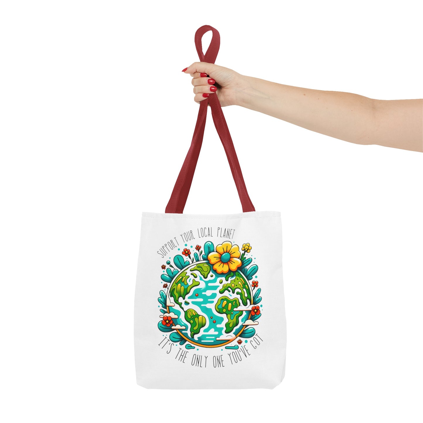 Support Your Local Planet Fashion Tote Bag