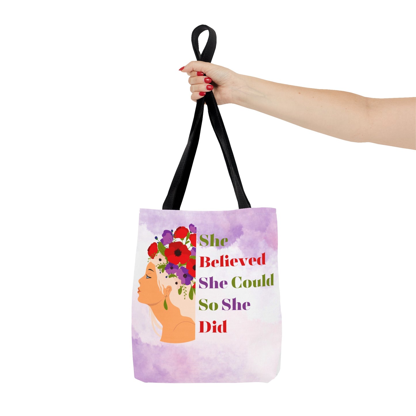 She Believed She Could Fashion Tote Bag