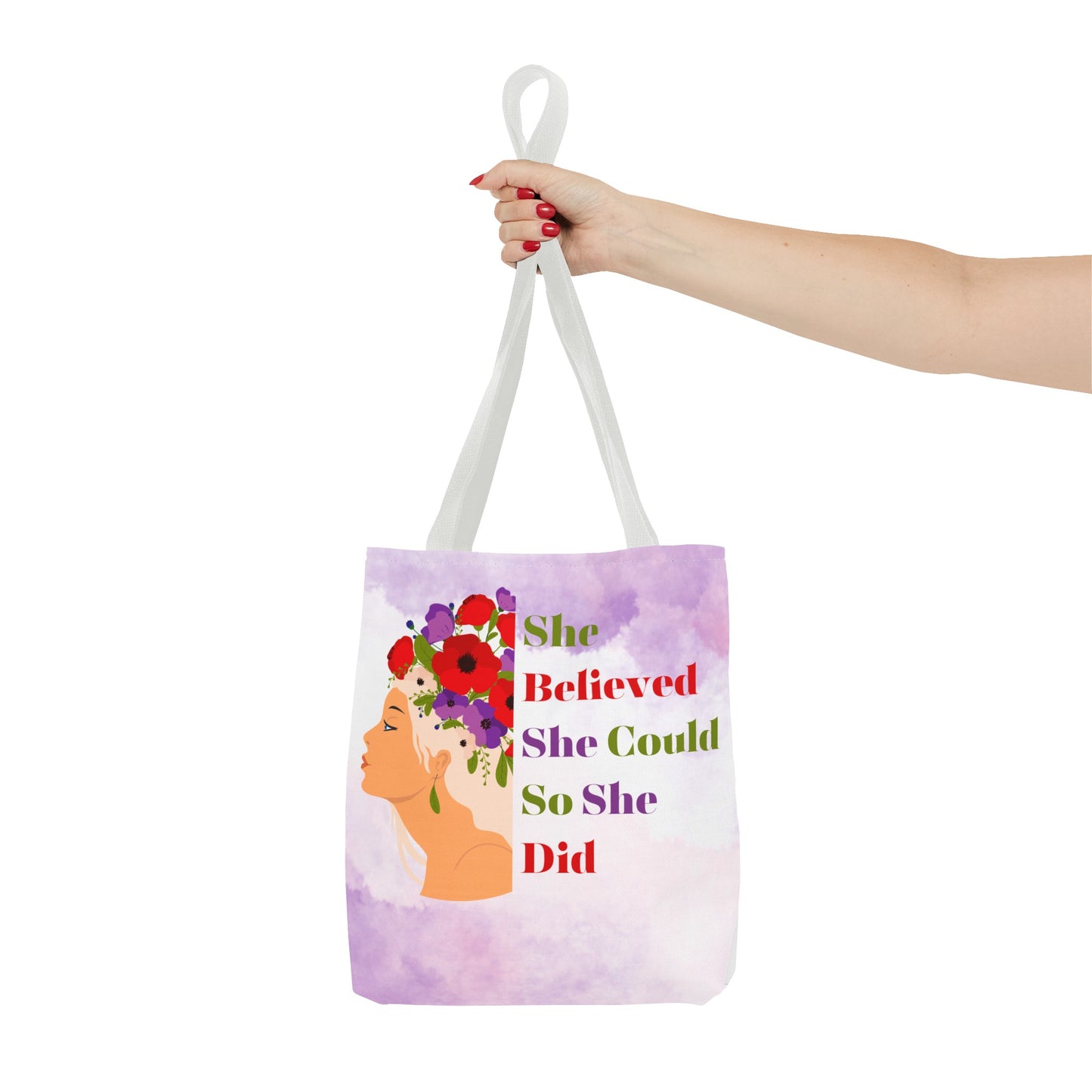 She Believed She Could Fashion Tote Bag