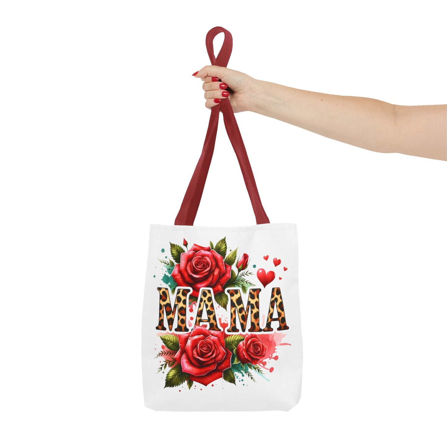 Mama with Roses Fashion Tote Bag