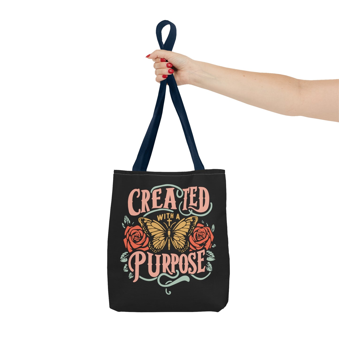 Created With A Purpose Fashion Tote Bag