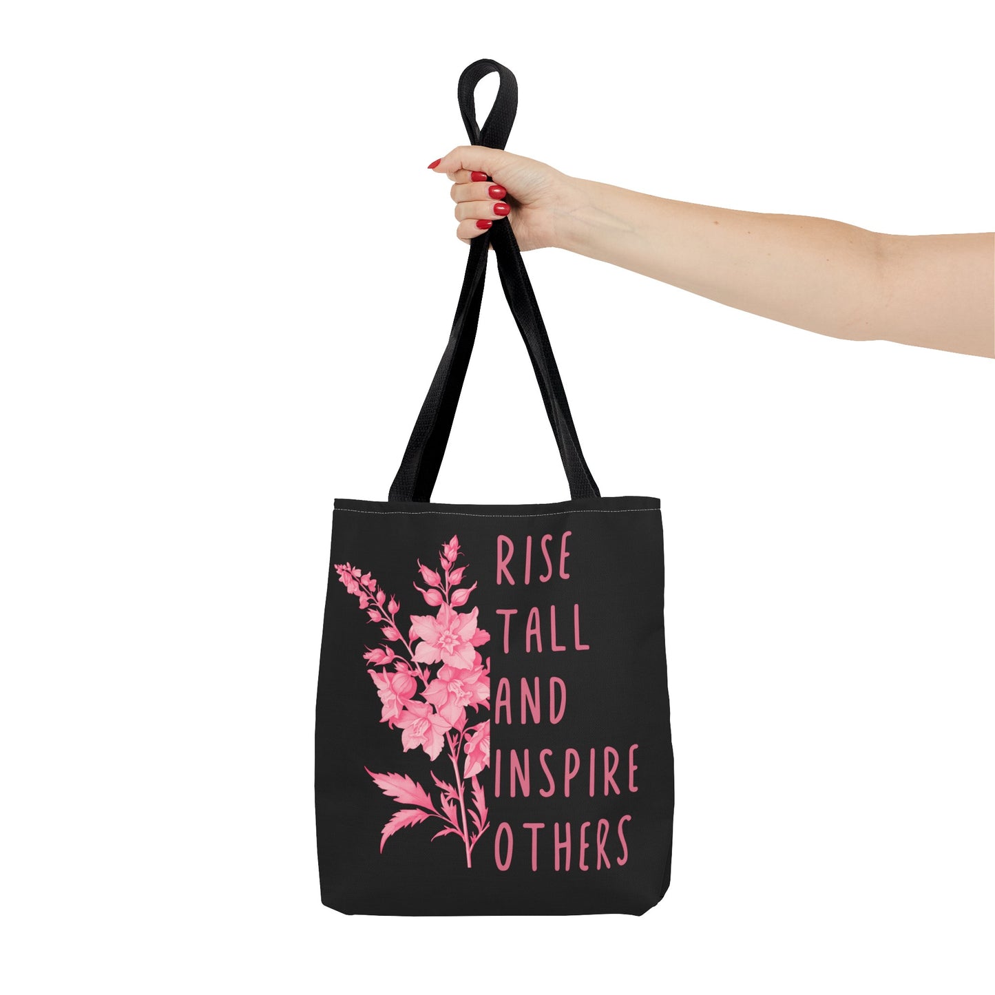 July Inspirational Birth Flower (Larkspur) Fashion Tote Bag