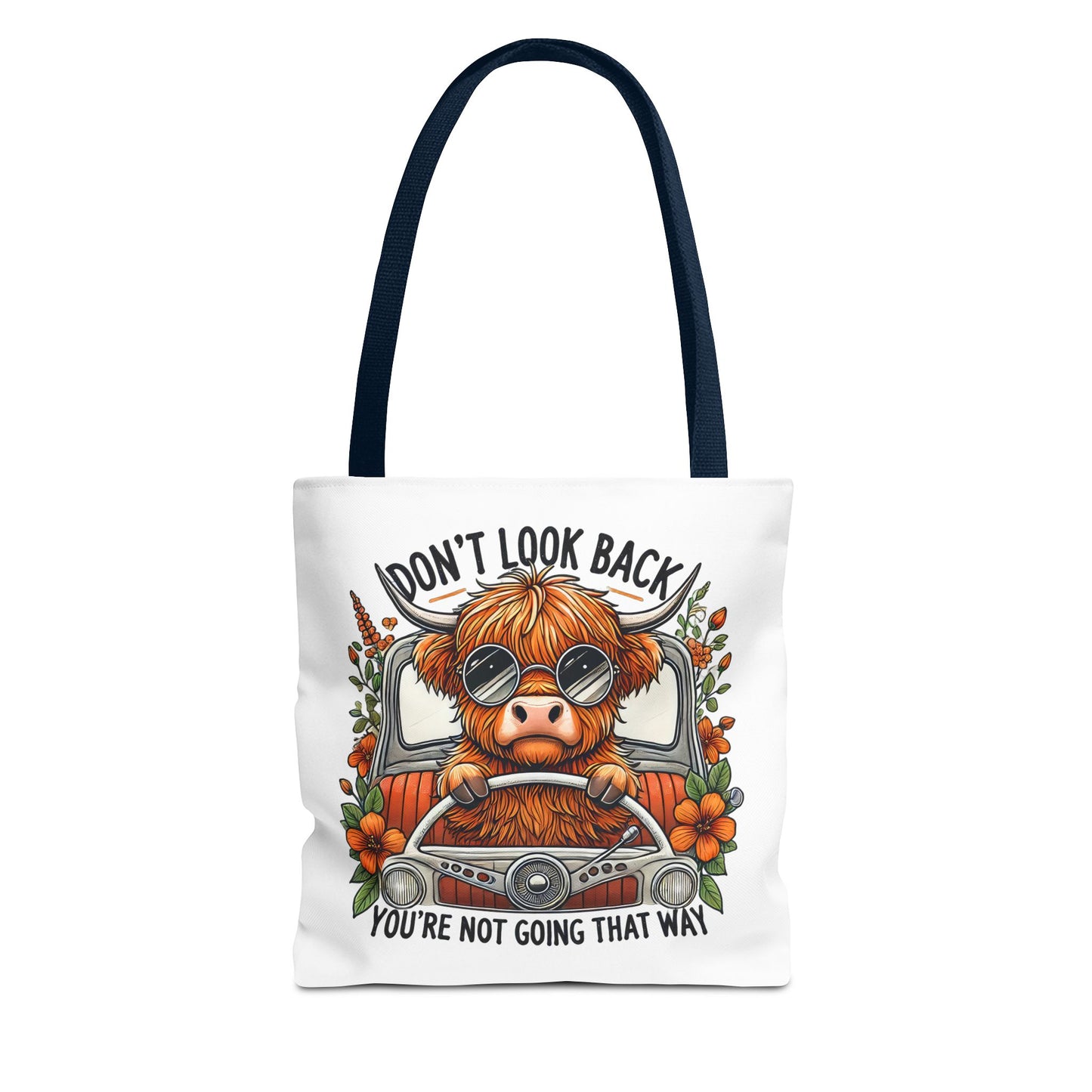Don't Look Back Heifer Fashion Tote Bag