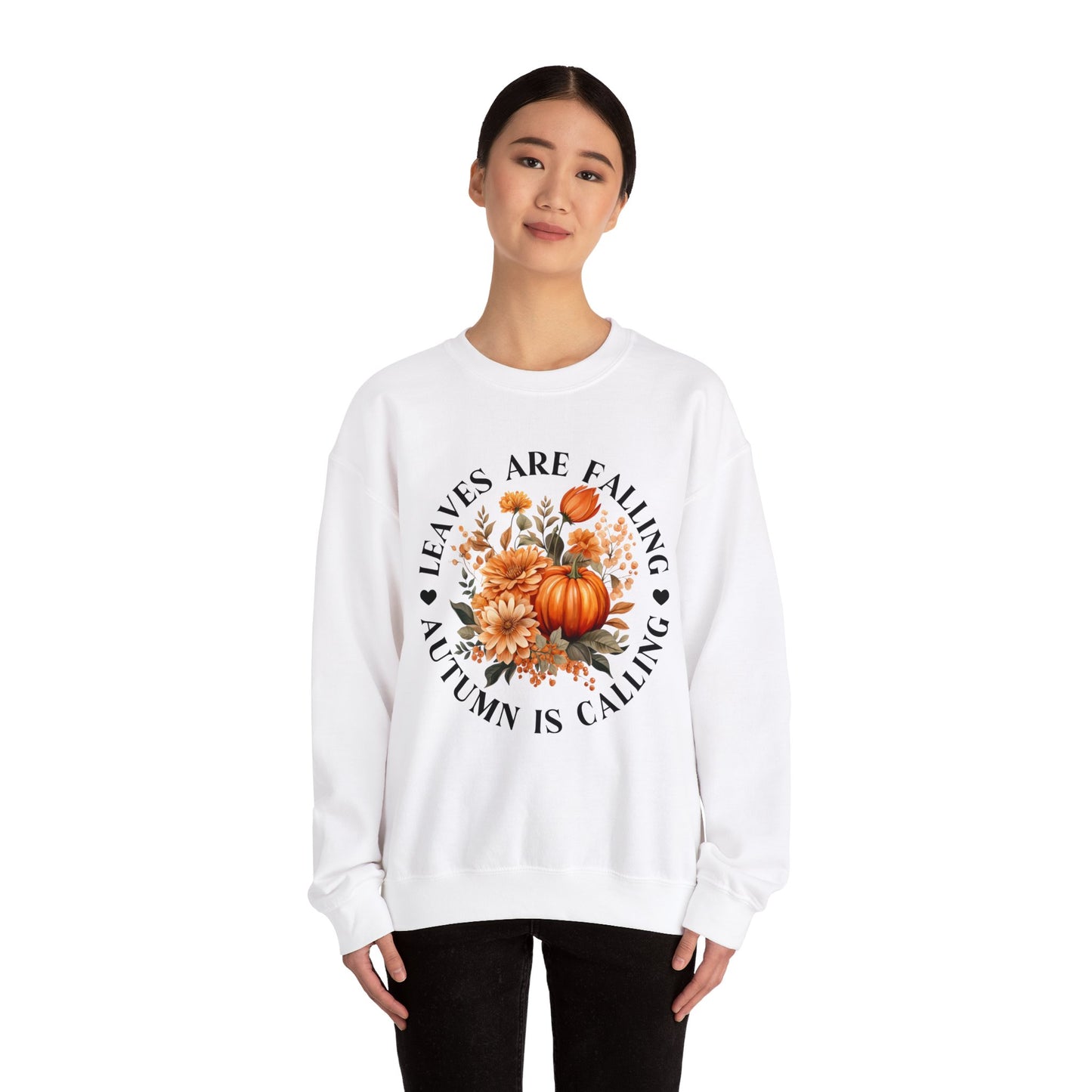 Leaves Are Falling, Autumn is Calling: Unisex Heavy Blend™ Crewneck Sweatshirt