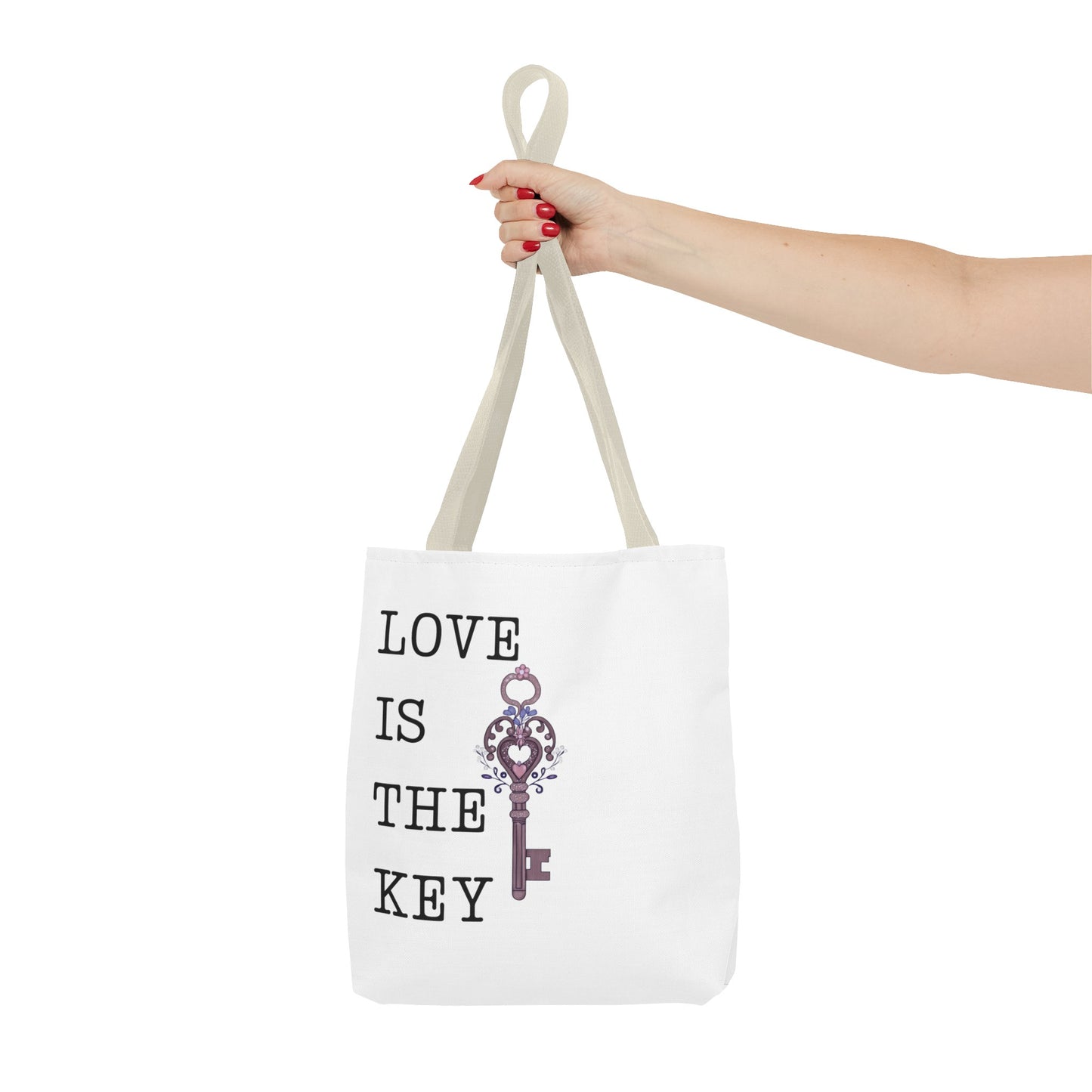 Love is the Key Fashion Tote Bag