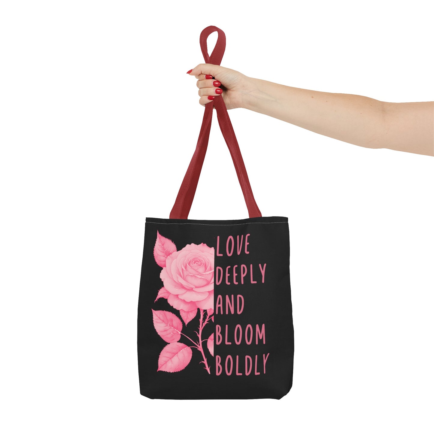June Inspirational Birth Flower (Rose) Fashion Tote Bag