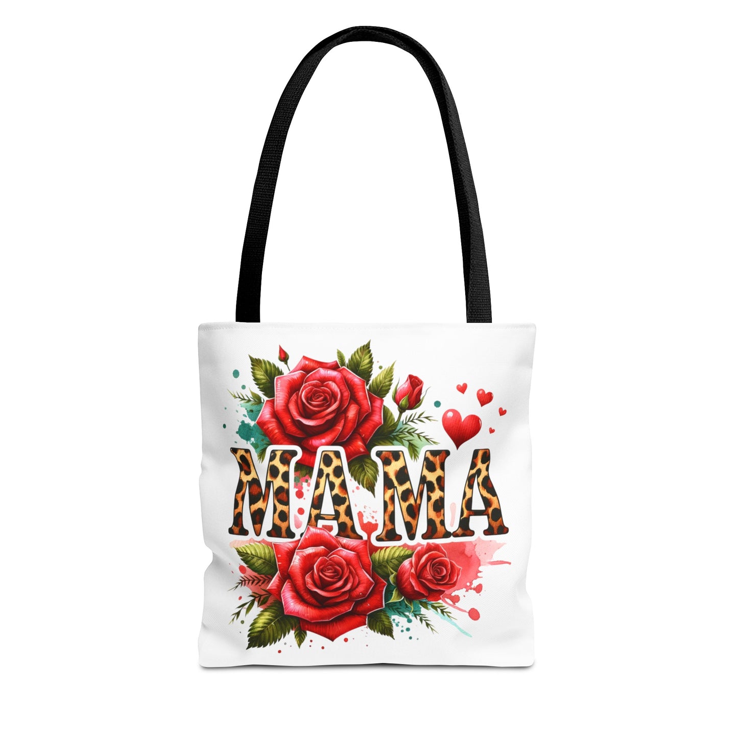 Mama with Roses Fashion Tote Bag