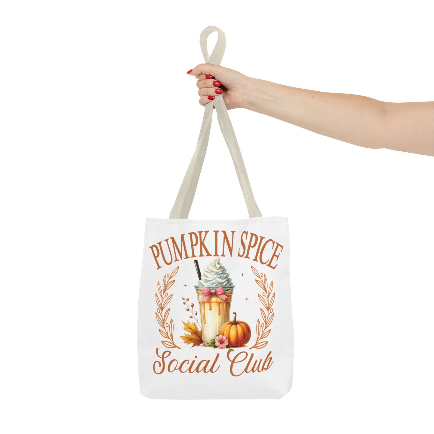 Pumpkin Spice Social Club Fashion Tote Bag