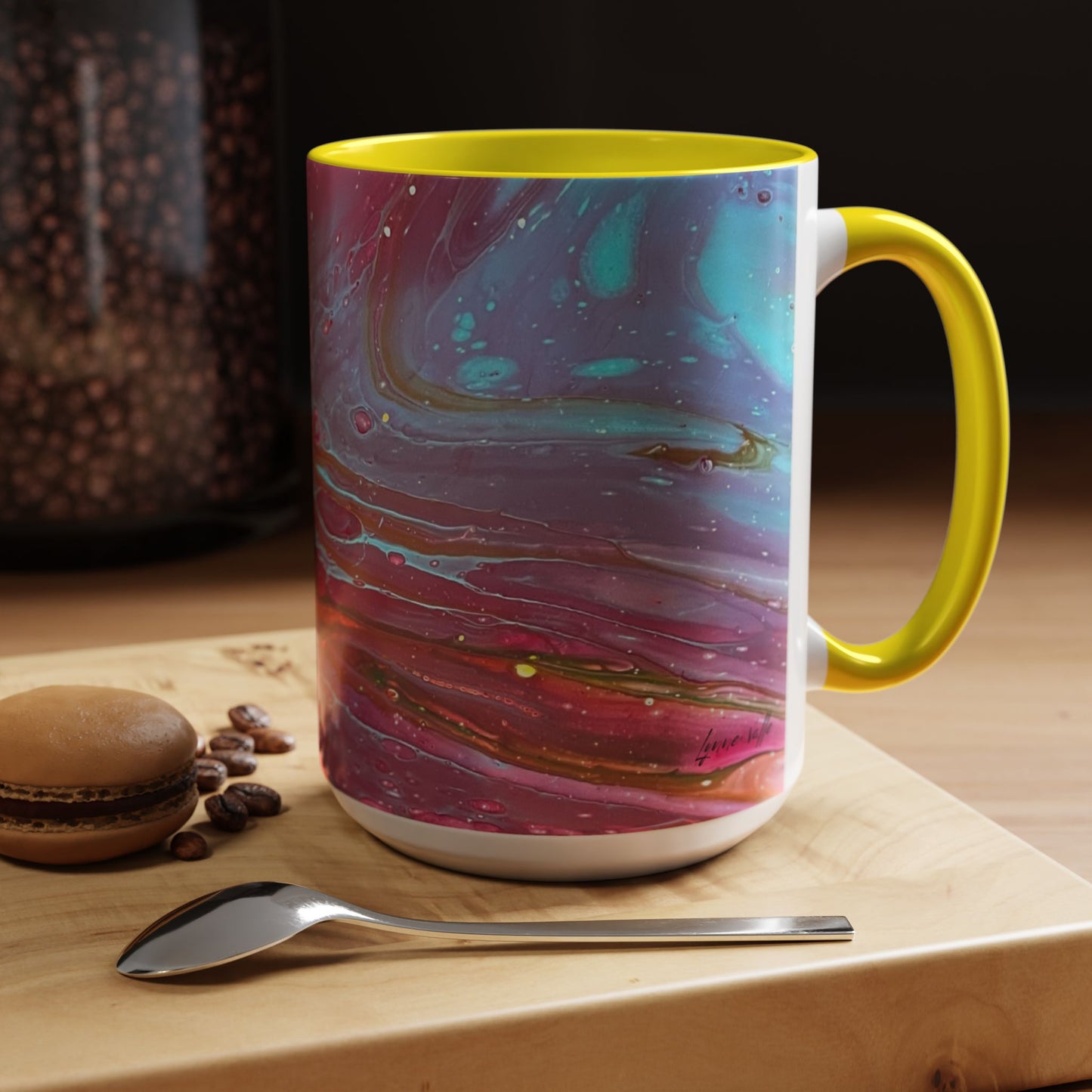 "Eternal Love" - Prophetic Fluid Art - 15 oz  Mug
