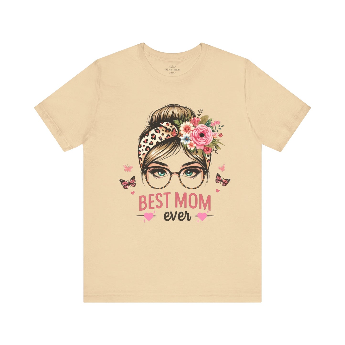 Best Mom Ever Hair Bun T-shirt