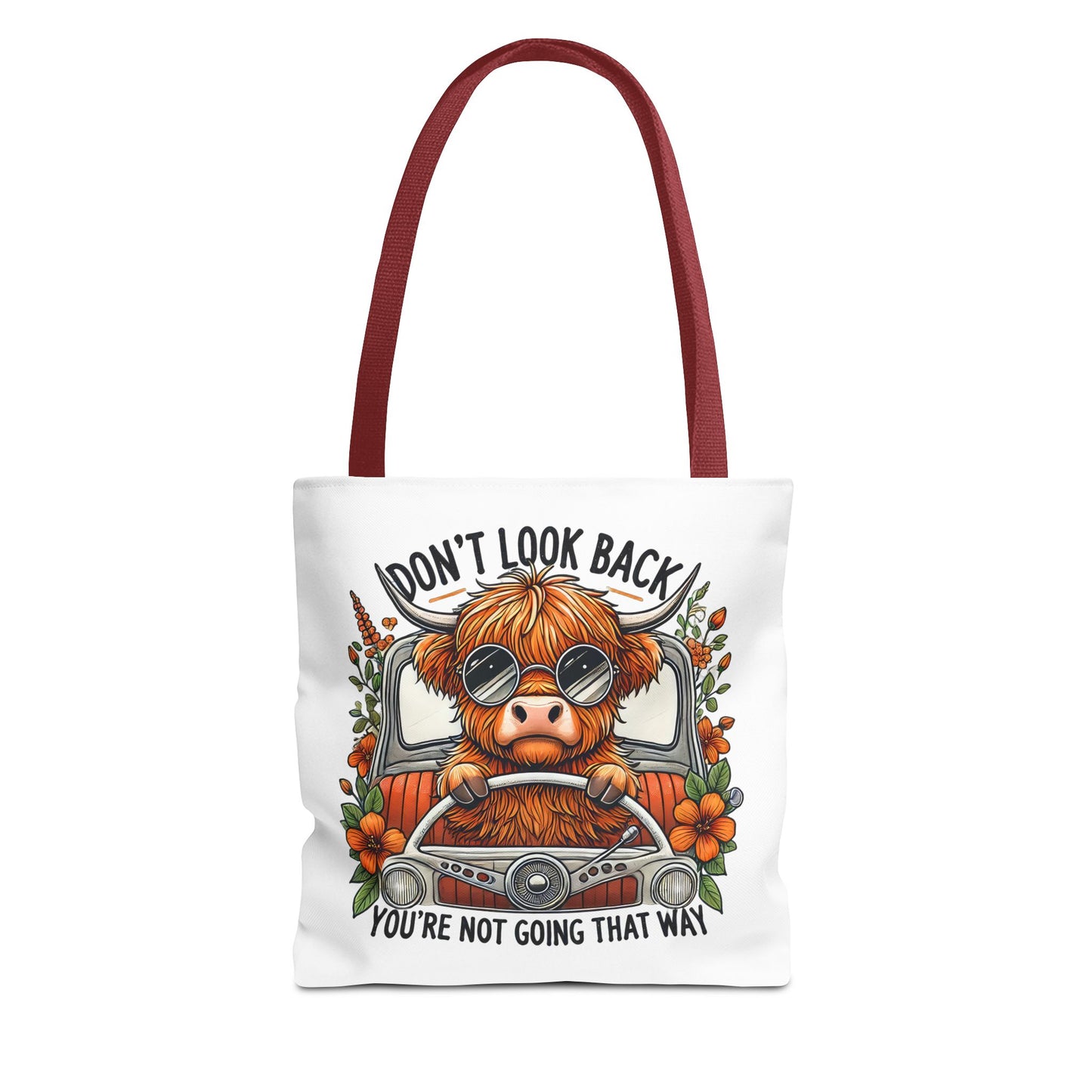 Don't Look Back Heifer Fashion Tote Bag