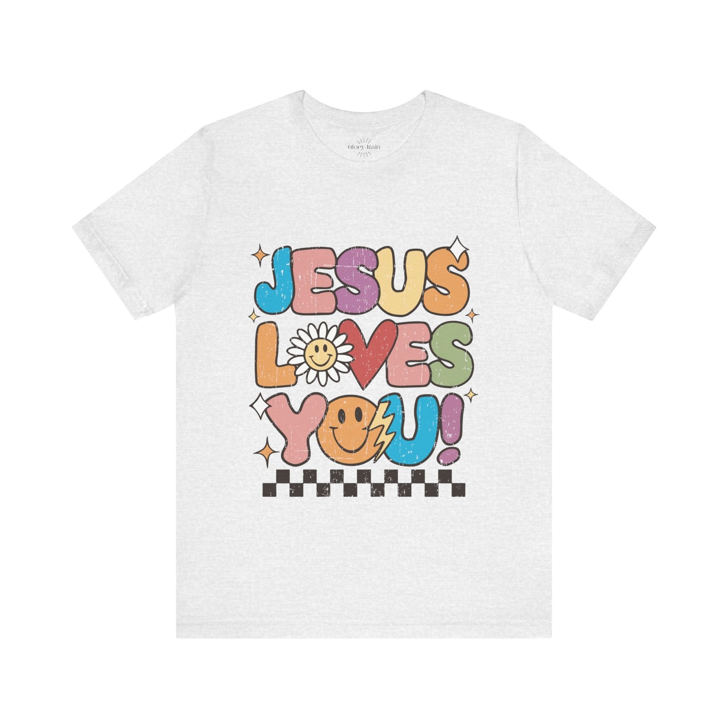Jesus Loves You With Smiley Face T-shirt