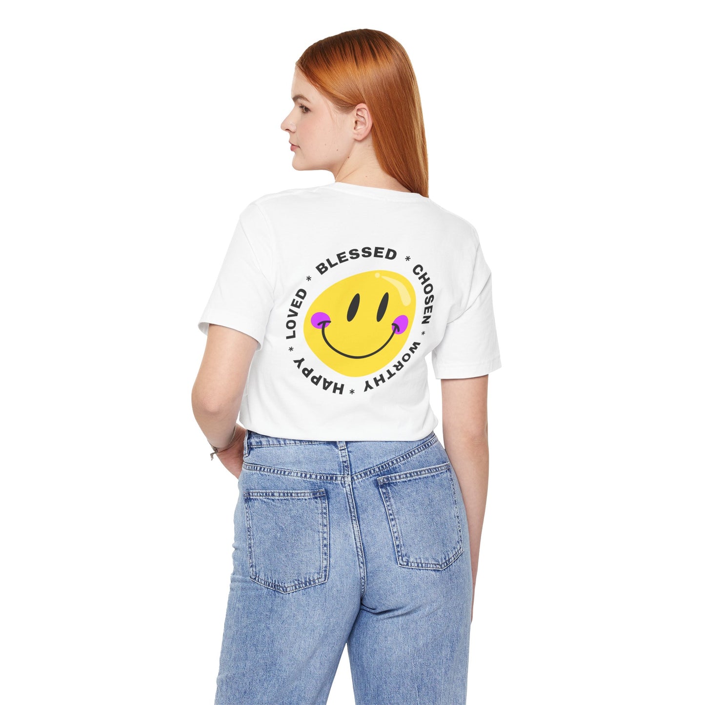Jesus is My Happy T-shirt - Front and Back Designs