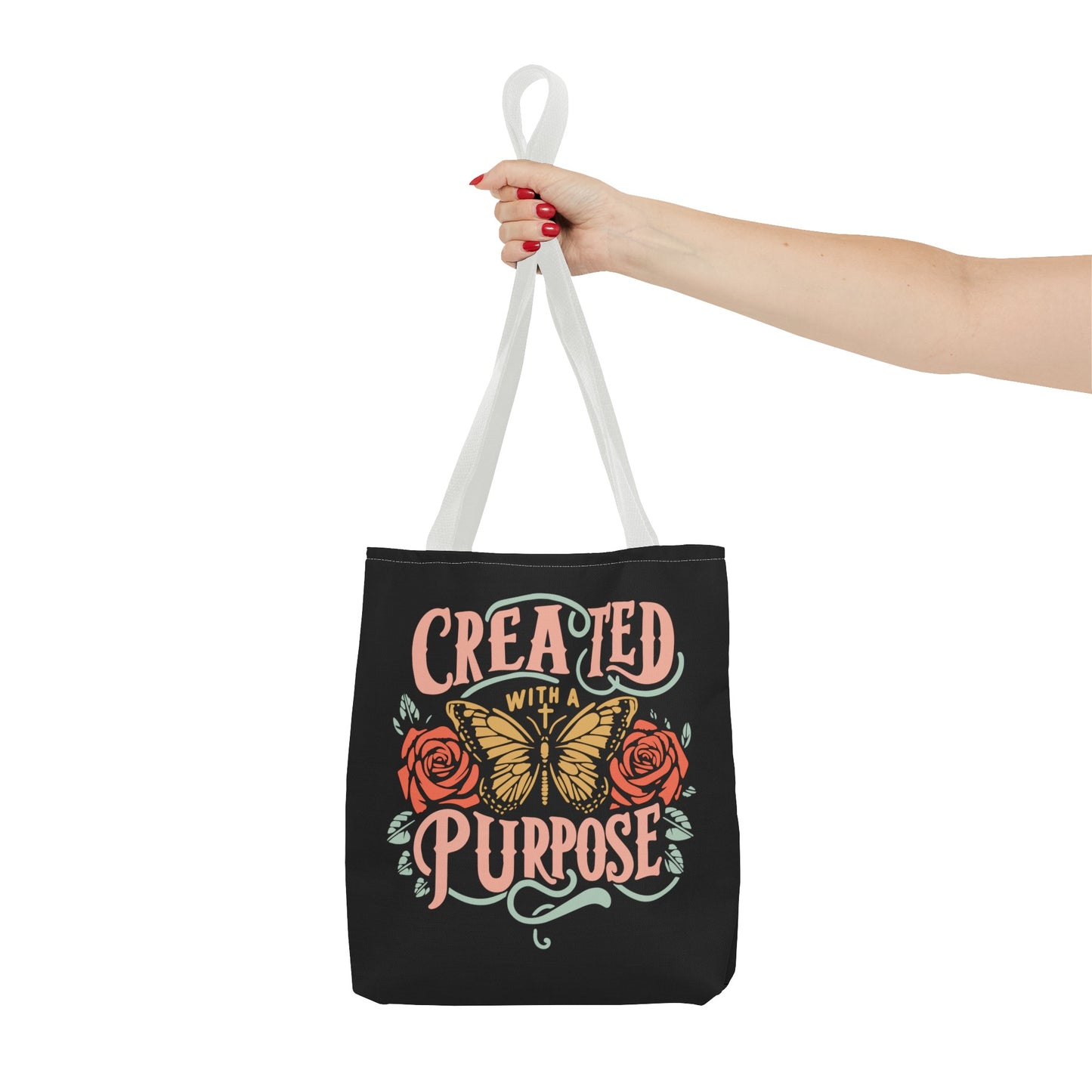 Created With A Purpose Fashion Tote Bag