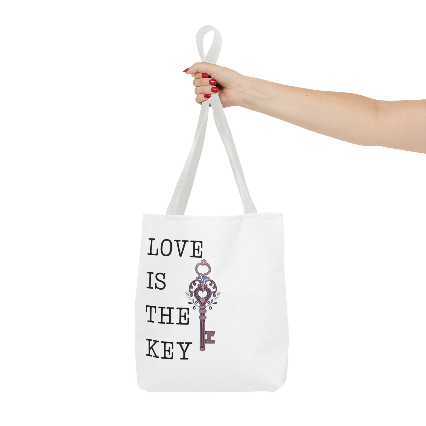 Love is the Key Fashion Tote Bag