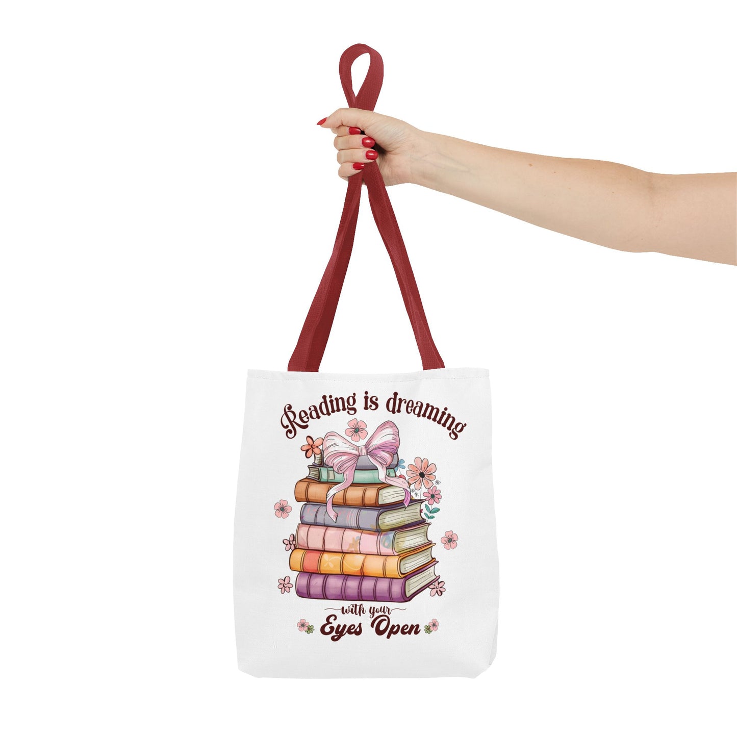 Reading is Dreaming With Your Eyes Open Fashion Tote Bag