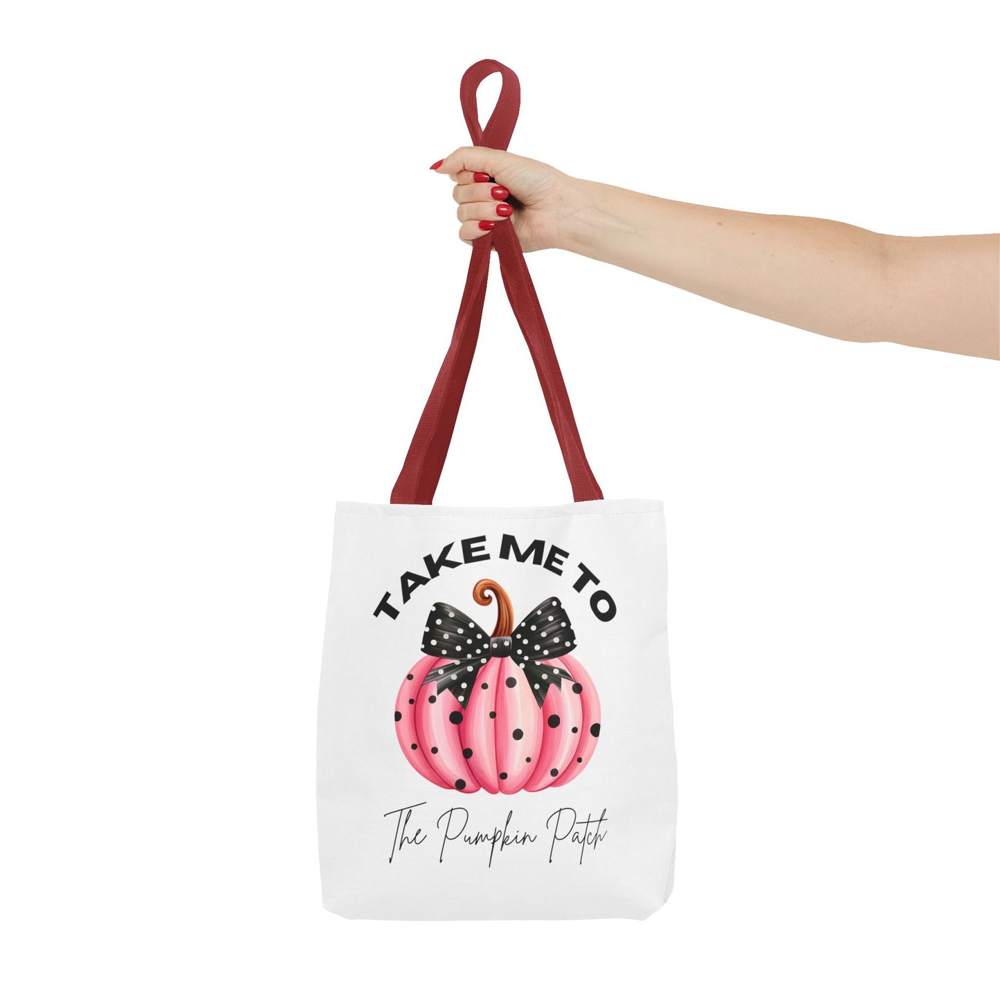 Take Me To The Pumpkin Patch (Pink) Fashion Tote Bag