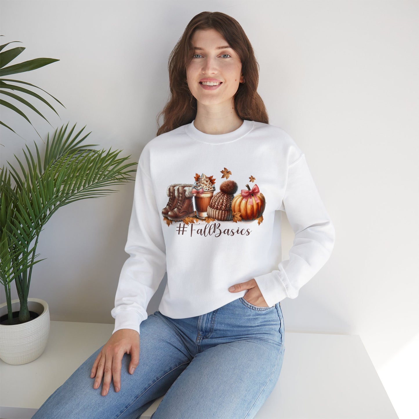 #Fall Basics: Unisex Heavy Blend™ Crewneck Sweatshirt