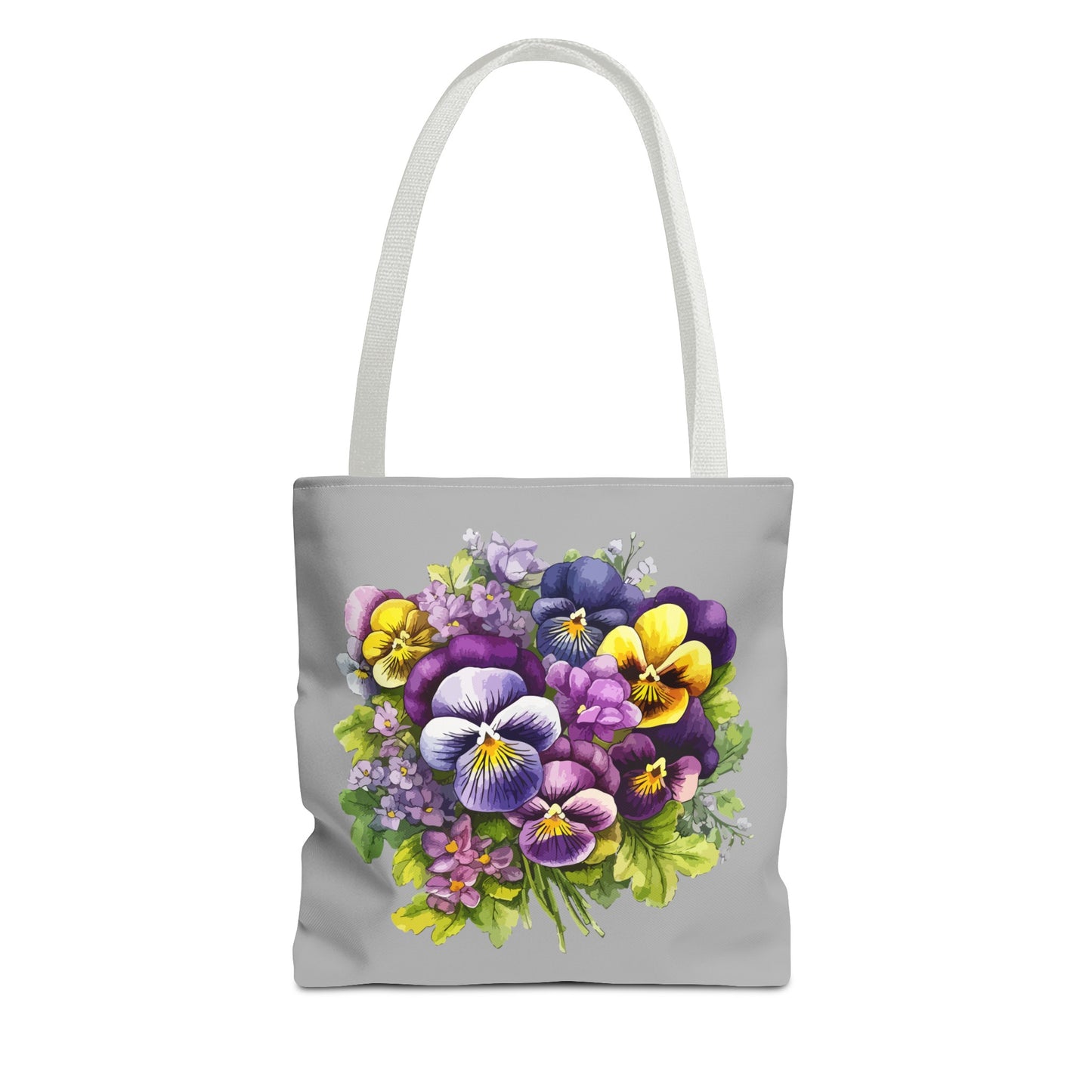 February Birth Flower (Violet) Fashion Tote Bag