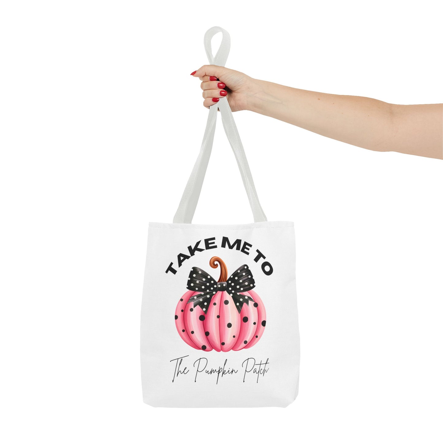 Take Me To The Pumpkin Patch (Pink) Fashion Tote Bag